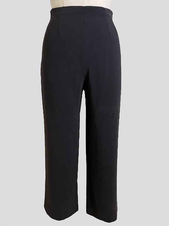 Max Mara Black soft wide leg pant Size 30" / US 8 / IT 44 - 1 Thumbnail