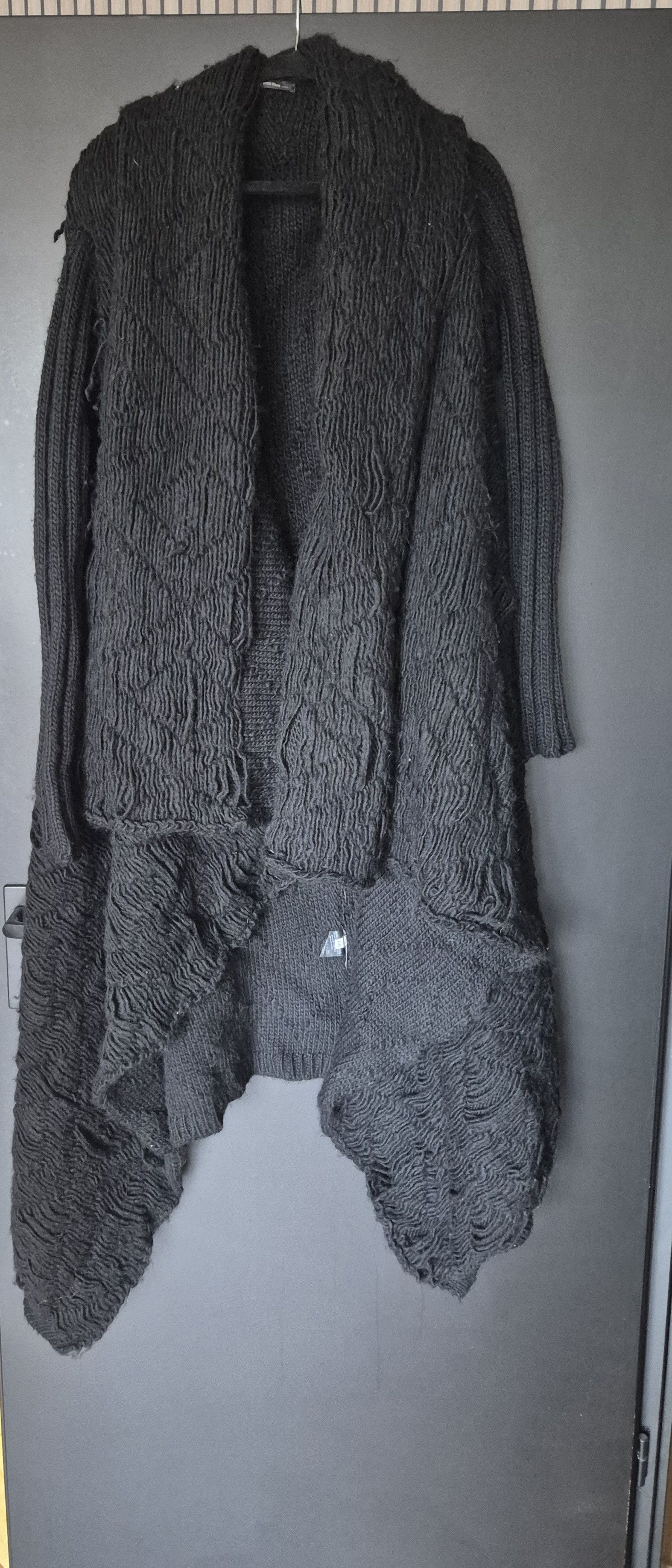 If Only Was True Avant-garde Italian designer cardigan – merino/alpaca – Size US S / EU 44-46 / 1 - 1 Thumbnail