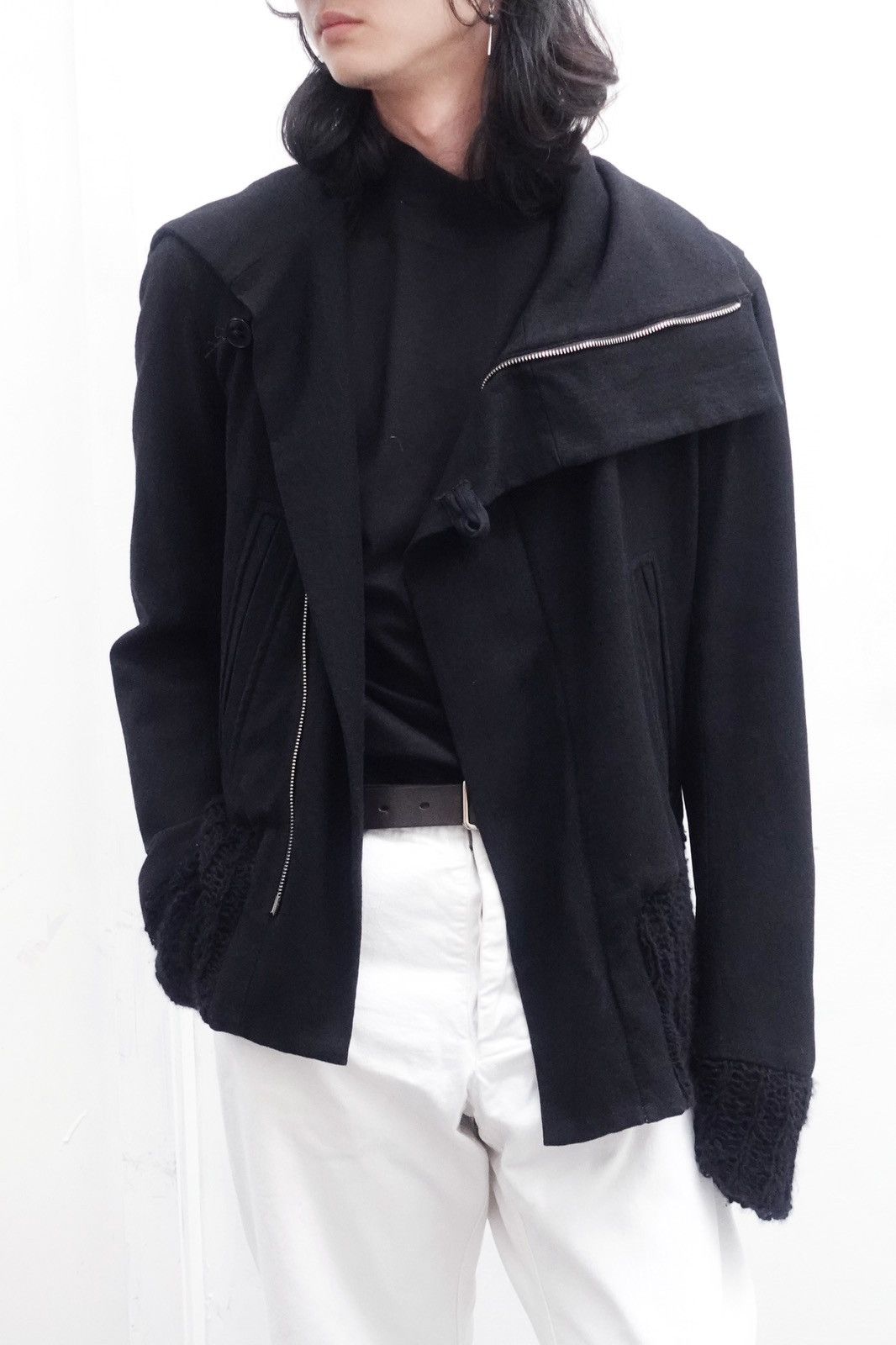 Ann Demeulemeester Ann Demeulemeester | AW2005 Asymmetric Ninja Jacket Size US S / EU 44-46 / 1 - 3 Thumbnail