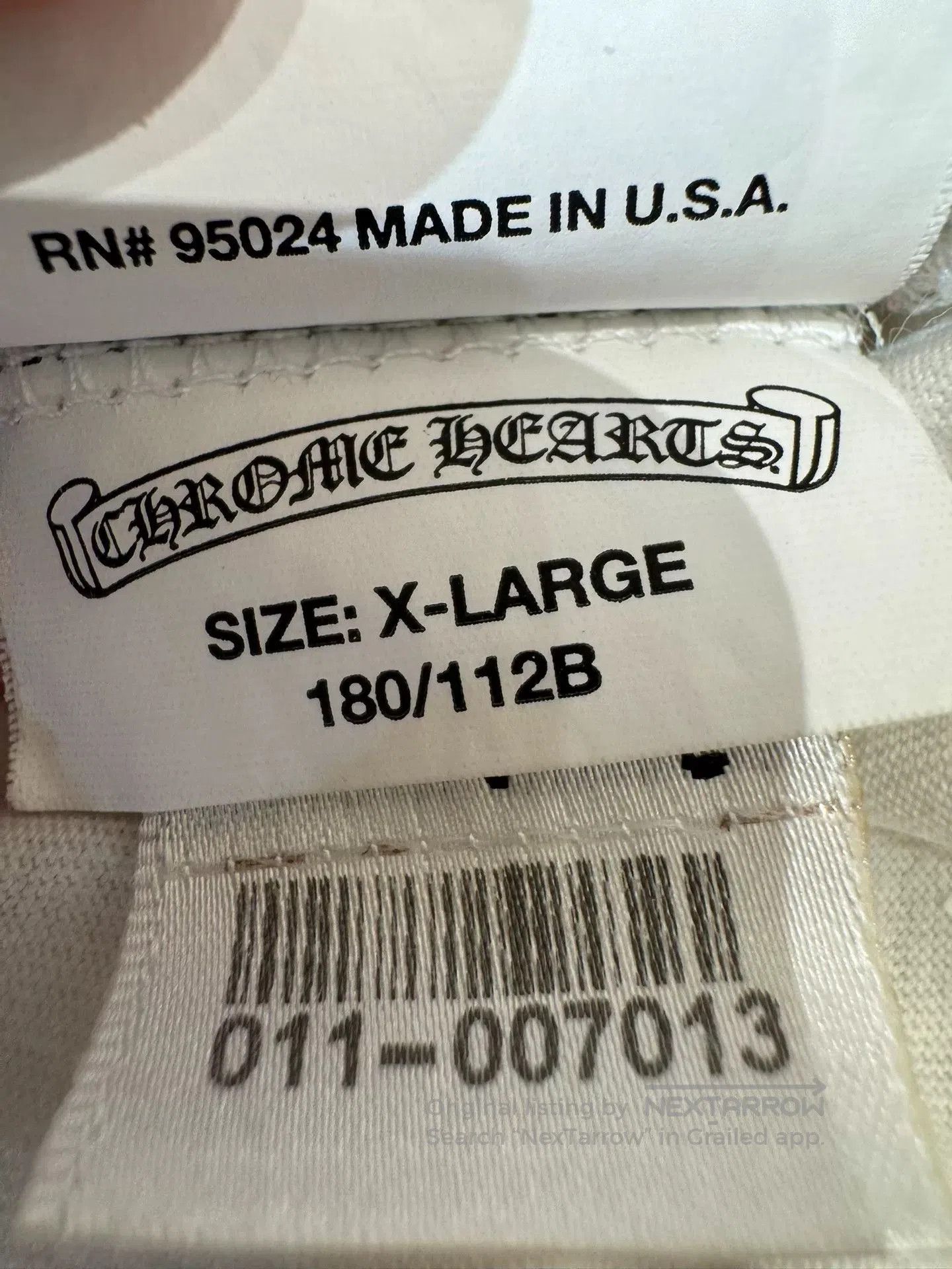 Chrome Hearts Chrome Hearts White V. Size US XL / EU 56 / 4 - 4 Thumbnail