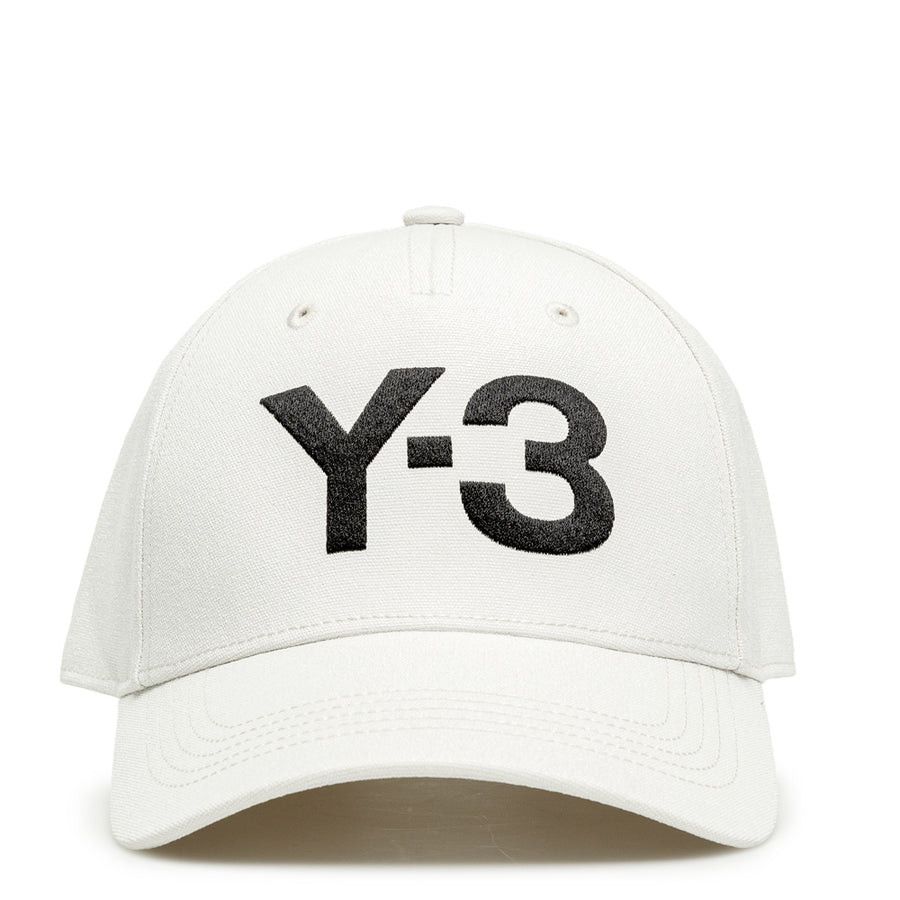 image of Adidas Y-3 Logo Cap in White Beige, Men's