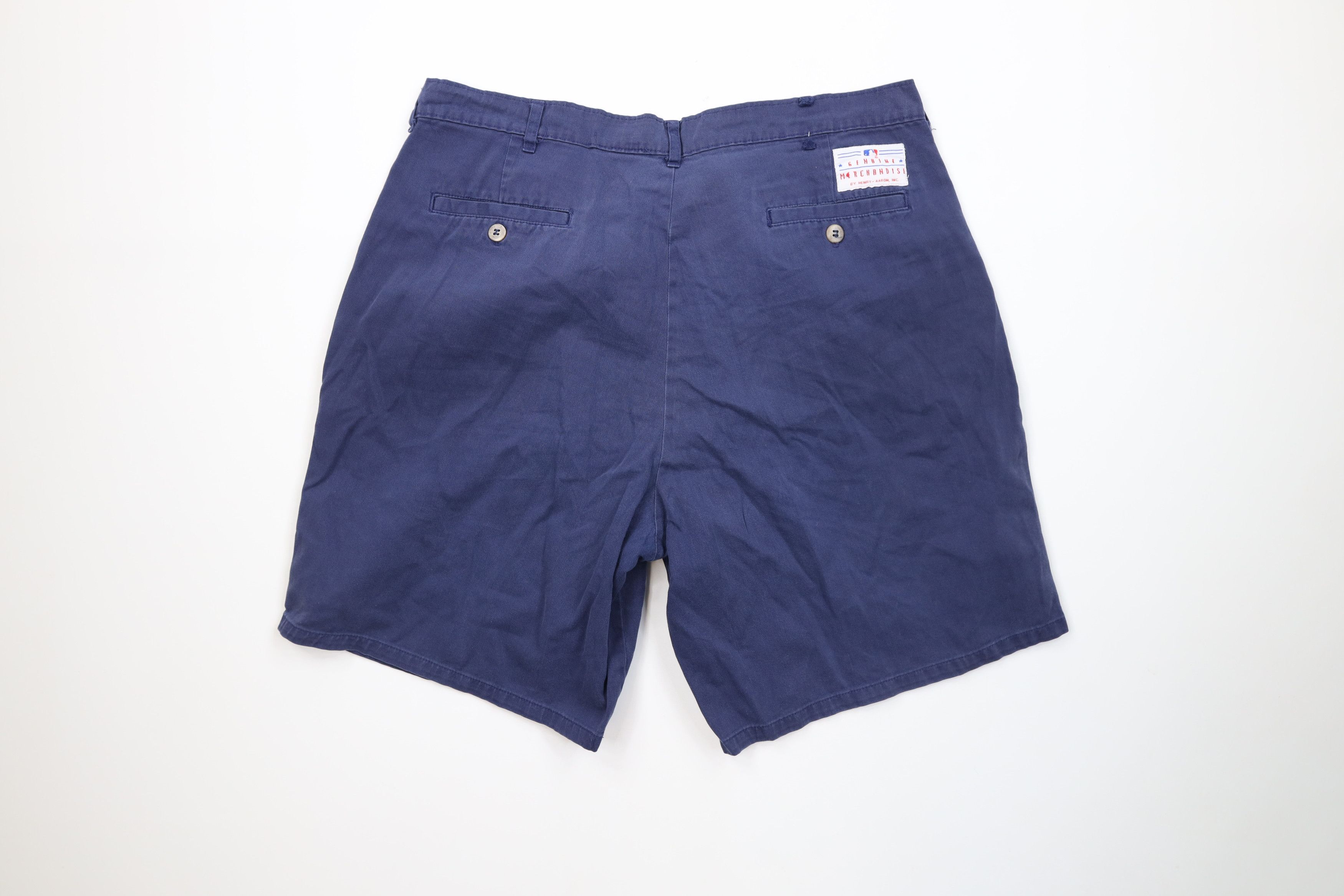 Vintage Vintage 90s Tigers Baseball Chino Golf Shorts Blue Cotton Size US 36 / EU 52 - 10 Thumbnail