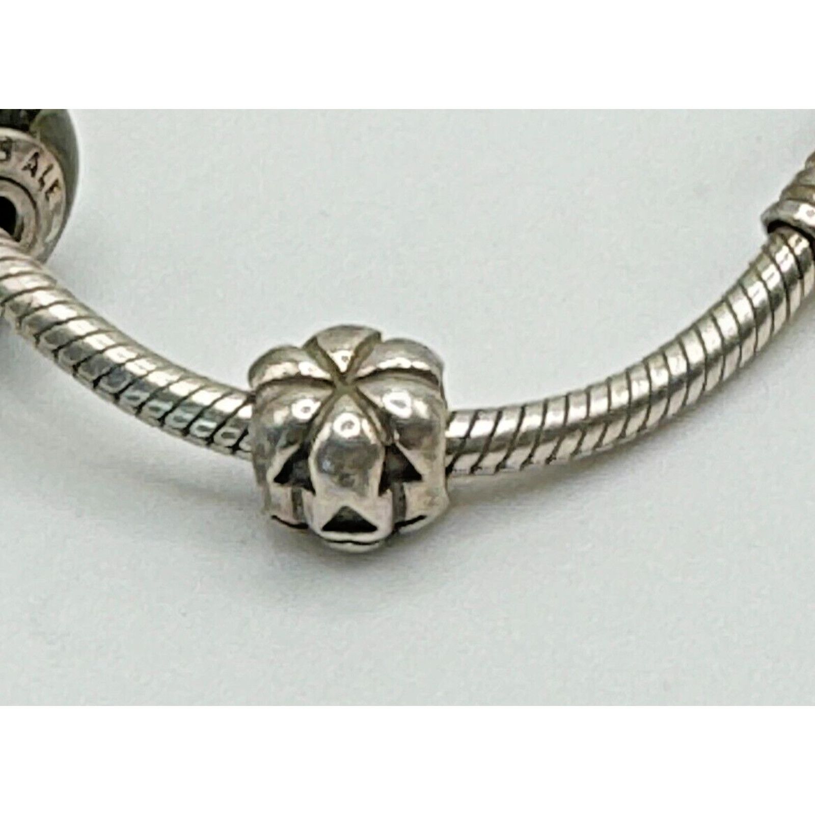 pandora Auth Pandora 925 sterling silver 7.5" bracelet w/10 charms Size ONE SIZE - 5 Thumbnail