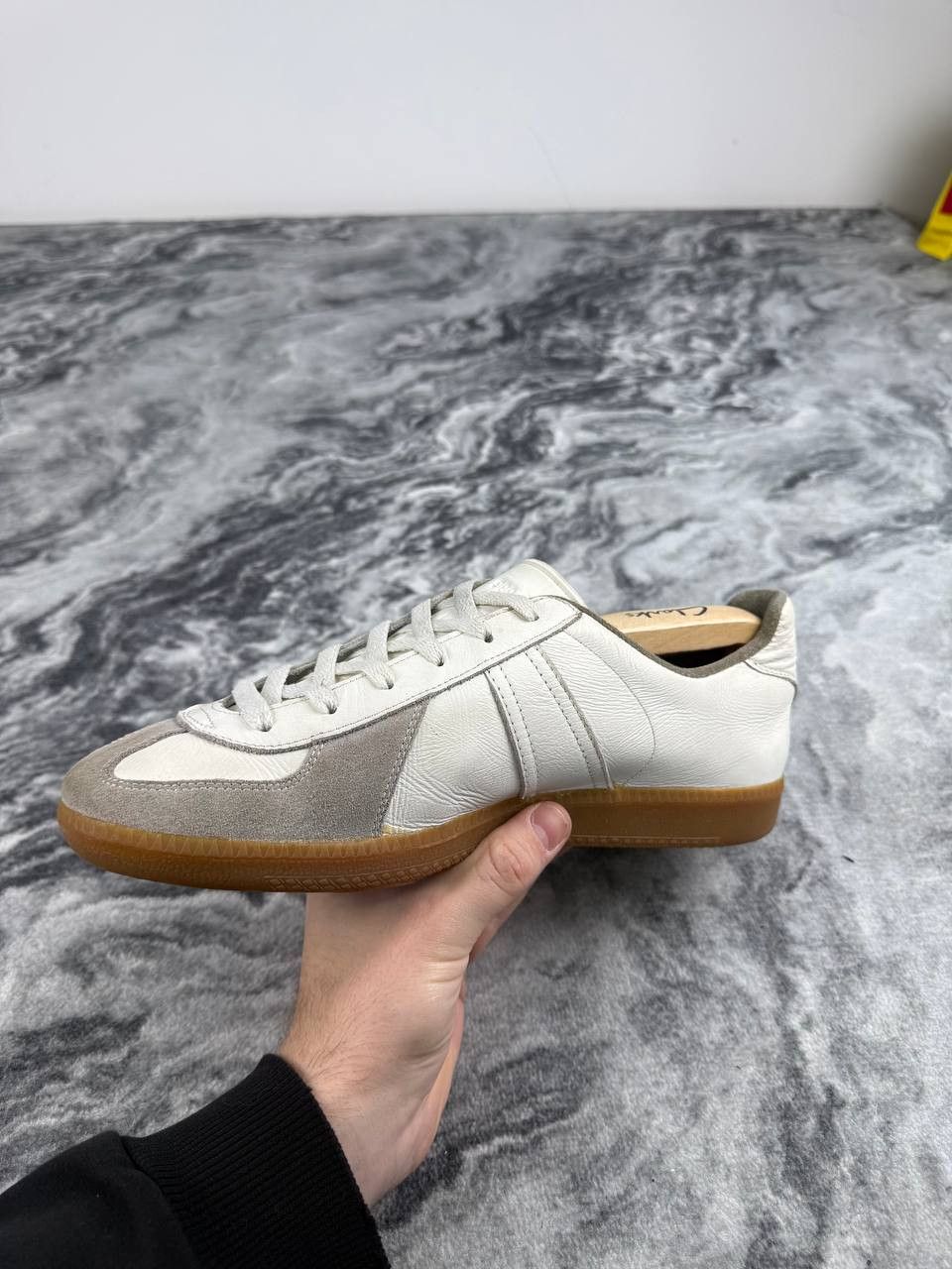 Vintage GAT BW Sport Army Trainer Bundeswehr Shoes Leather Sneakers Size US 9.5 / EU 42-43 - 6 Thumbnail