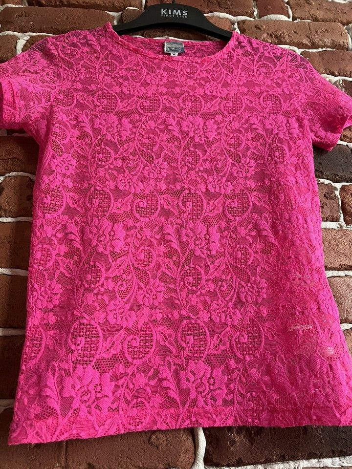 Kenzo KENZO T-shirt Lace Polyamide Pink Size S/M Made In Italy Size M / US 6-8 / IT 42-44 - 7 Thumbnail