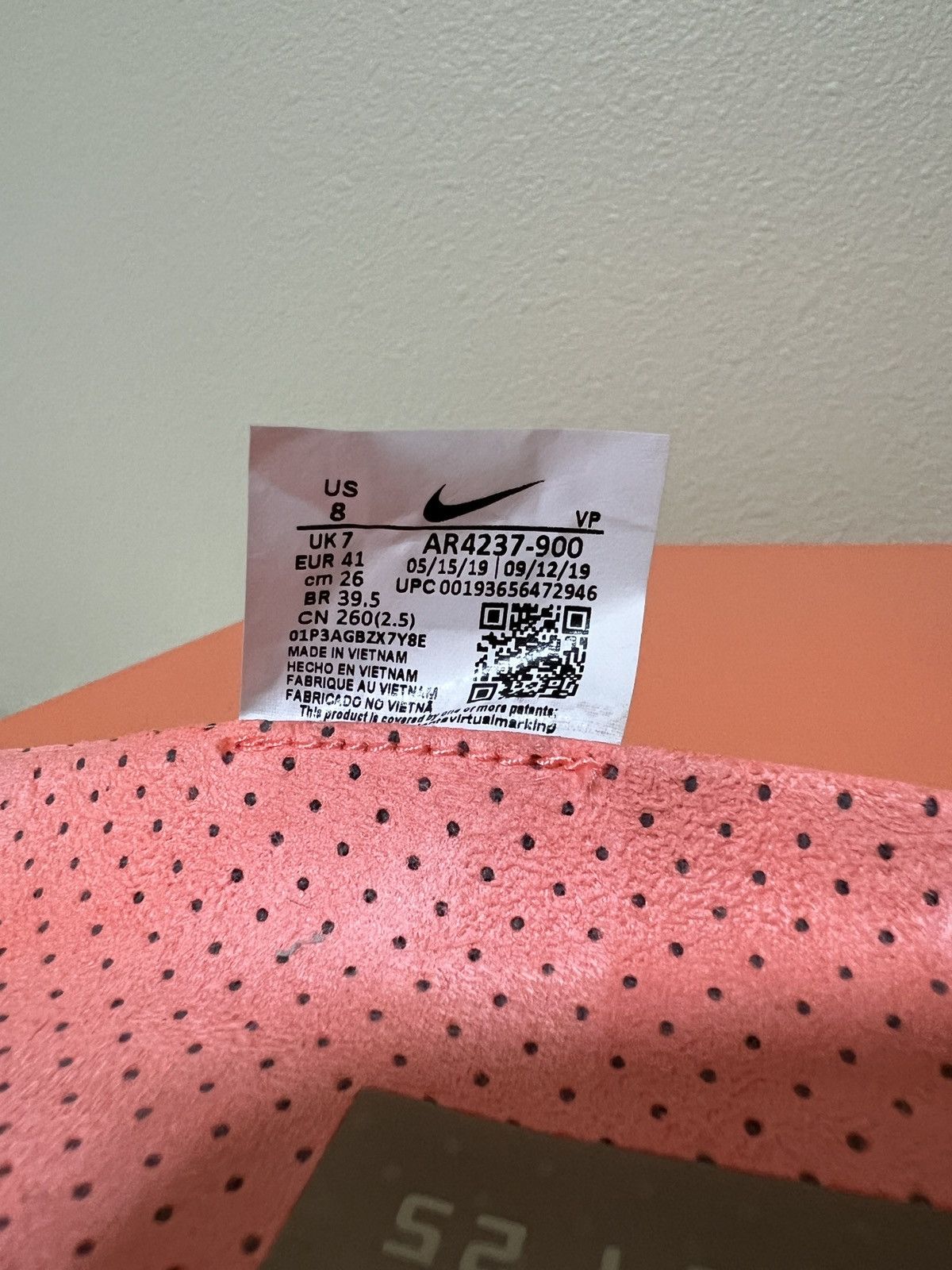 Other 2019 NIKE AIR FEAR OF GOD 1 Size US 8 / EU 41 - 8 Thumbnail