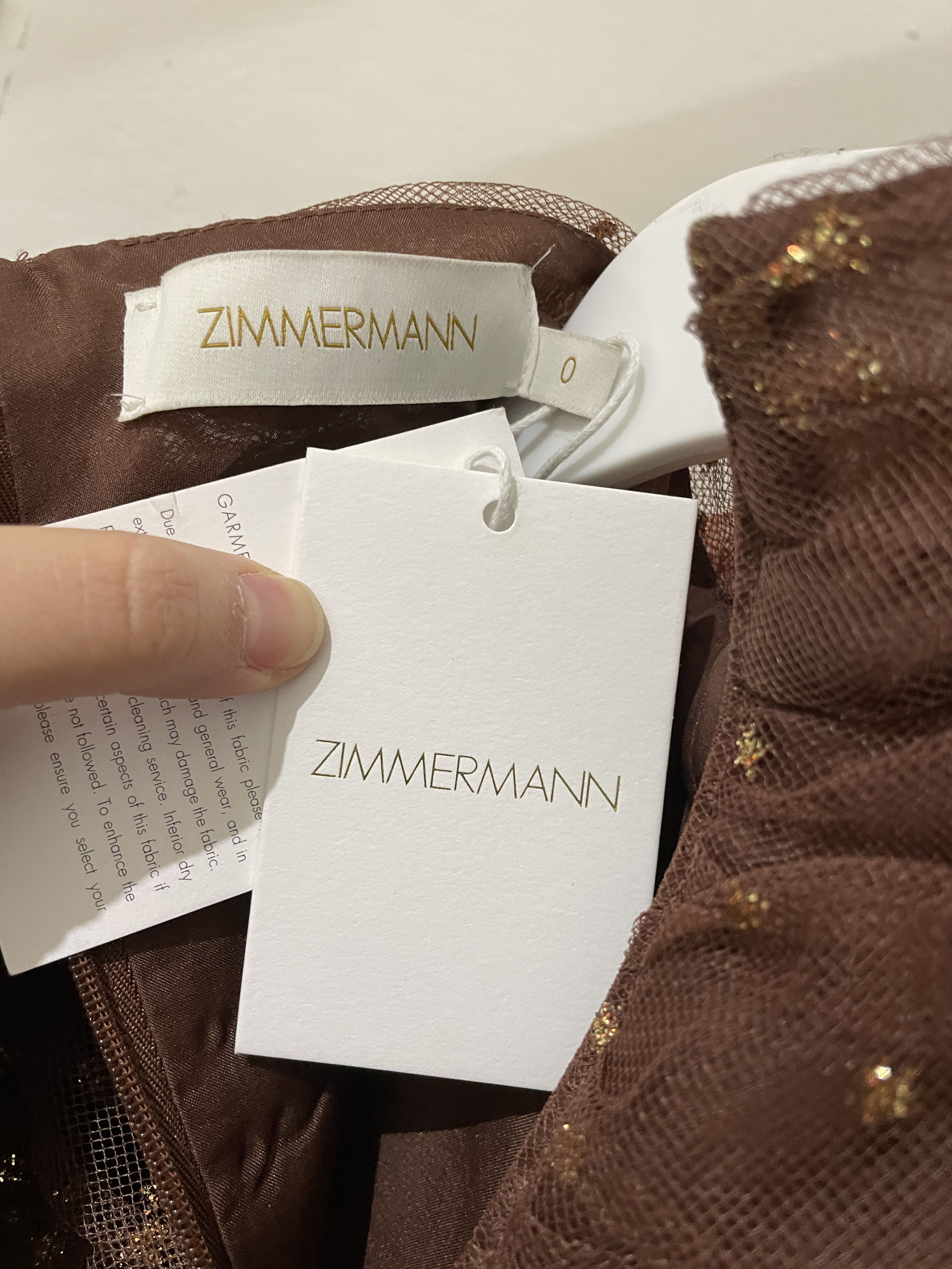 Zimmermann Tempo Ruched Glitter Gown Size S / US 4 / IT 40 - 5 Thumbnail