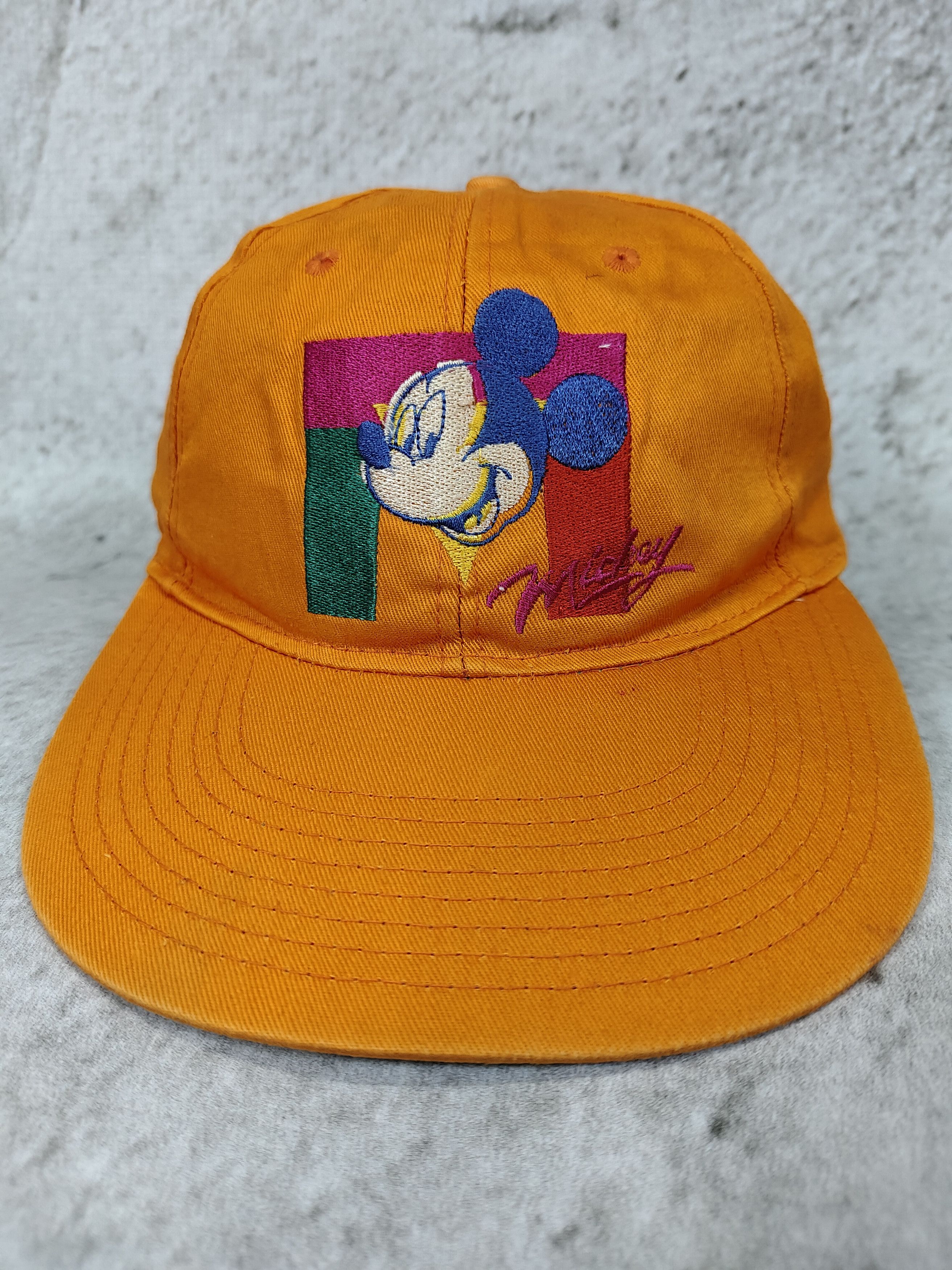Disney 90s Mickey Disney💥Cartoon Pop Art Embroidered Caps Size ONE SIZE - 1 Thumbnail