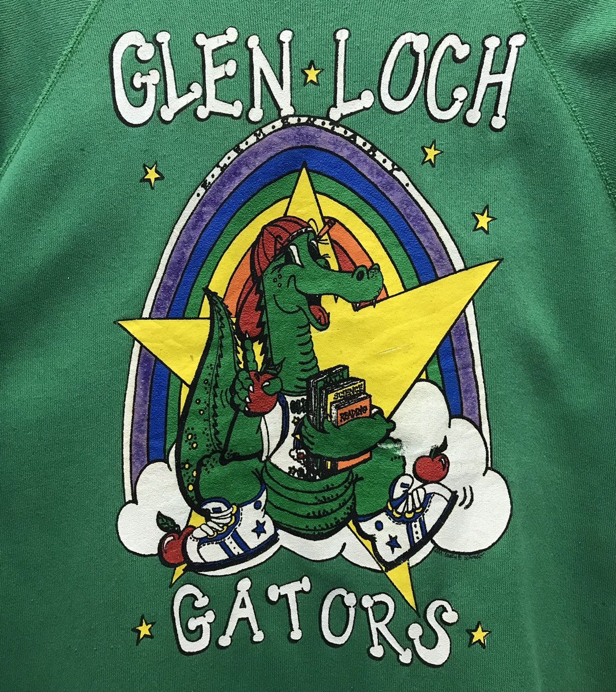 Hanes × Vintage Vintage Hanes Glen Loch Gators Made In Usa Sweatshirt Size US L / EU 52-54 / 3 - 3 Thumbnail