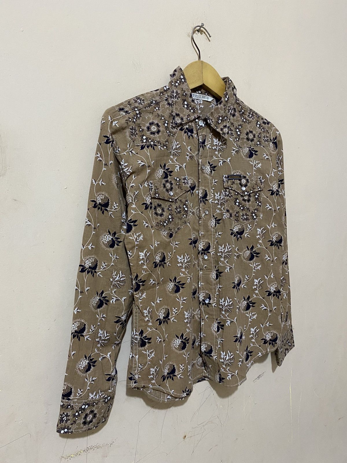 Hysteric Glamour Hysteric Glamour Paisley Button Shirt Size ONE SIZE - 2 Thumbnail