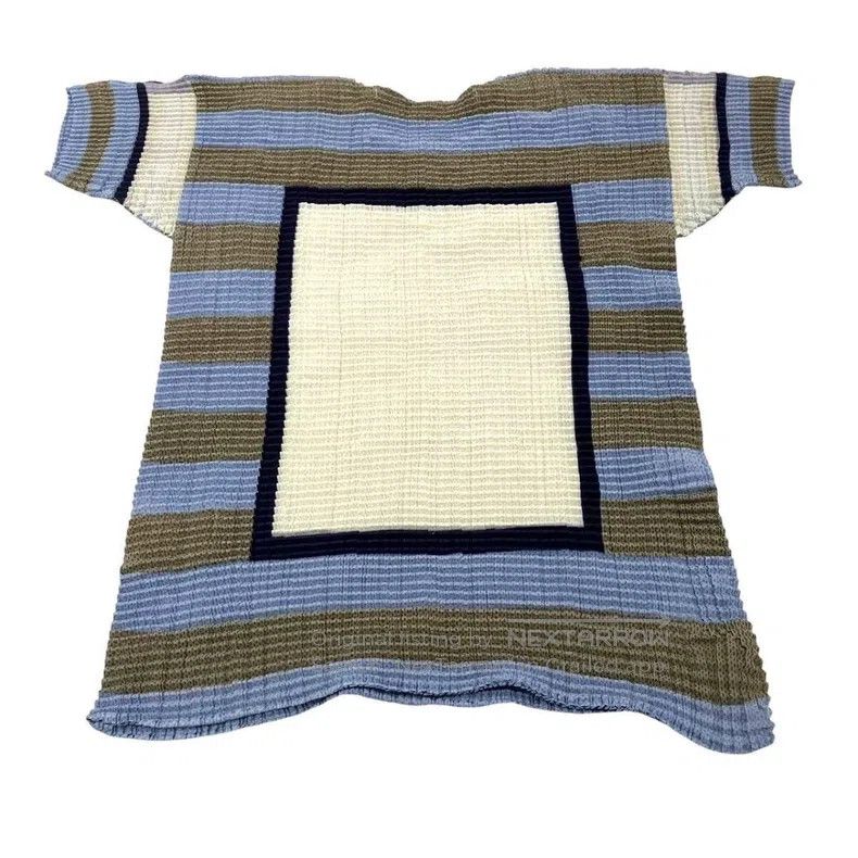 Issey Miyake Issey Miyake Cropped Ruched Short-sleeve Top Size M / US 6-8 / IT 42-44 - 9 Thumbnail