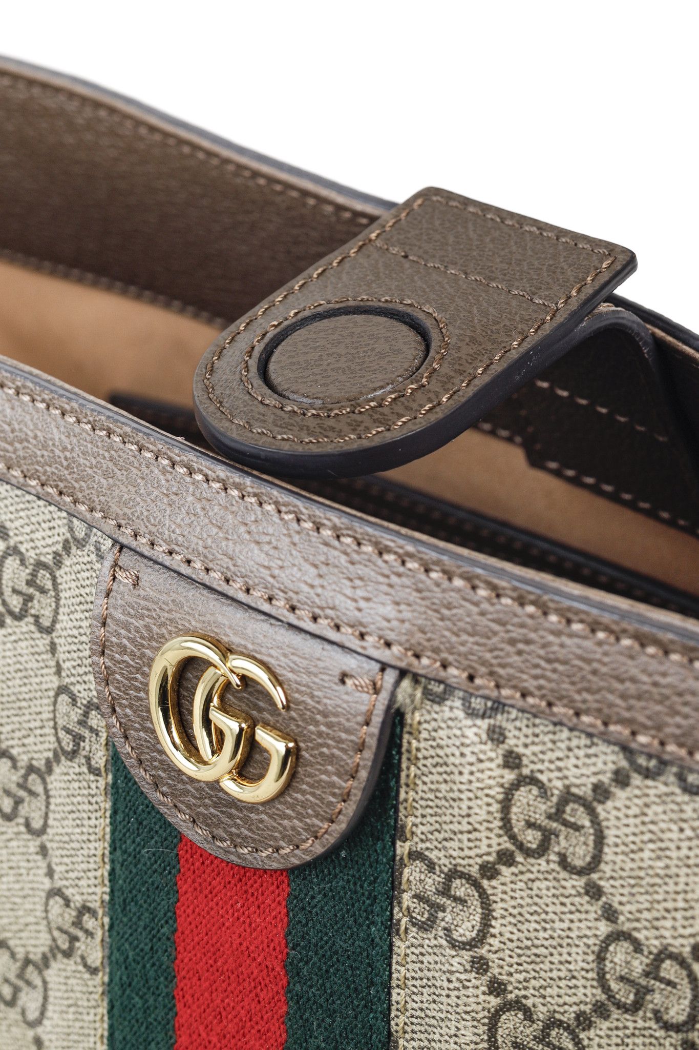 Gucci Gucci Ophidia Medium GG Supreme Canvas Tote Bag Size ONE SIZE - 11 Thumbnail