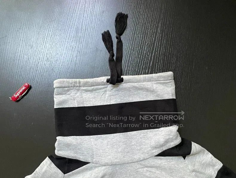 Saint Laurent Paris Saint Laurent Striped Mock Neck Hoodie. Size US M / EU 48-50 / 2 - 3 Thumbnail