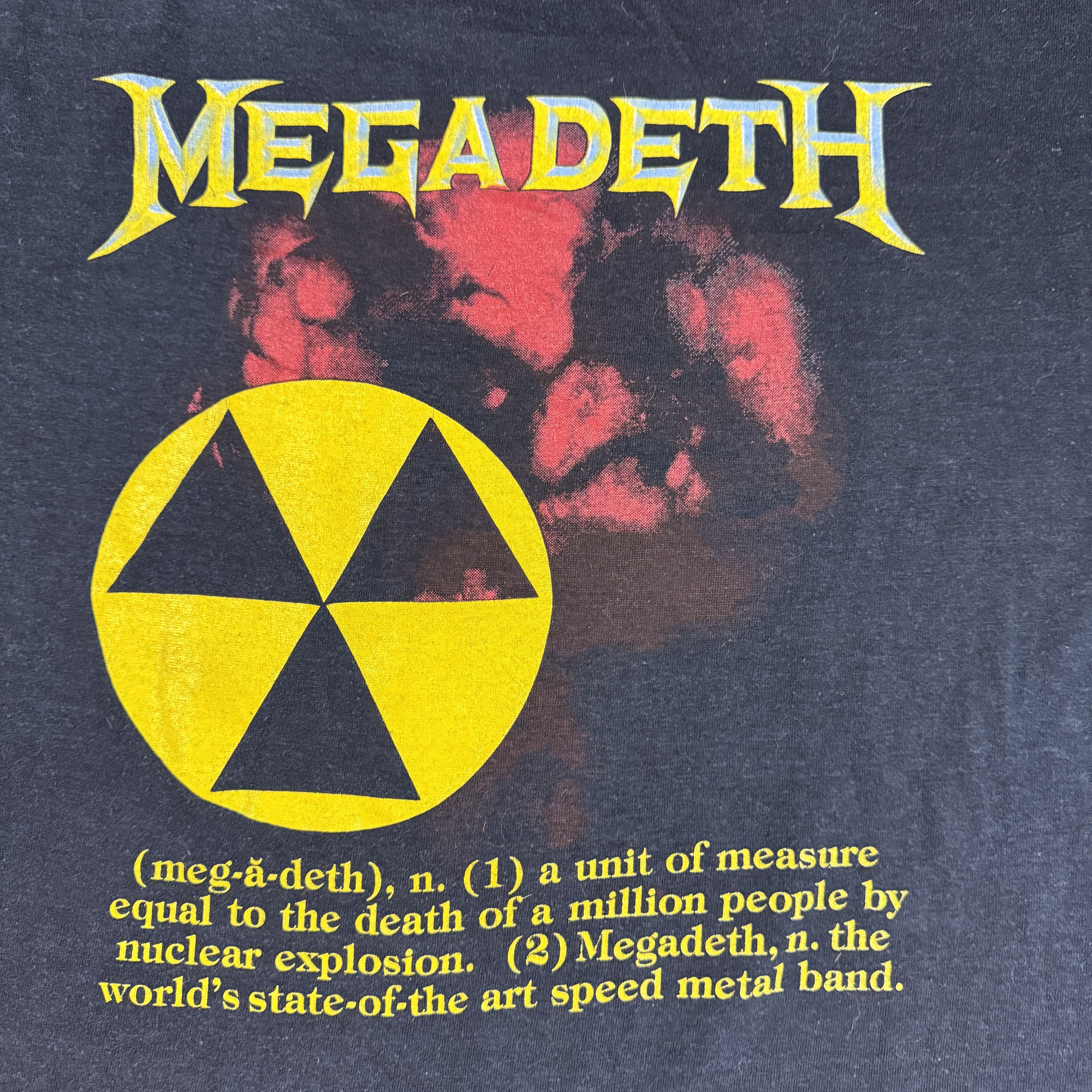 Band Tees × Vintage 1987 MEGADETH Vic Rattlehead Speed Metal Definition Band Tee Size US XL / EU 56 / 4 - 5 Thumbnail