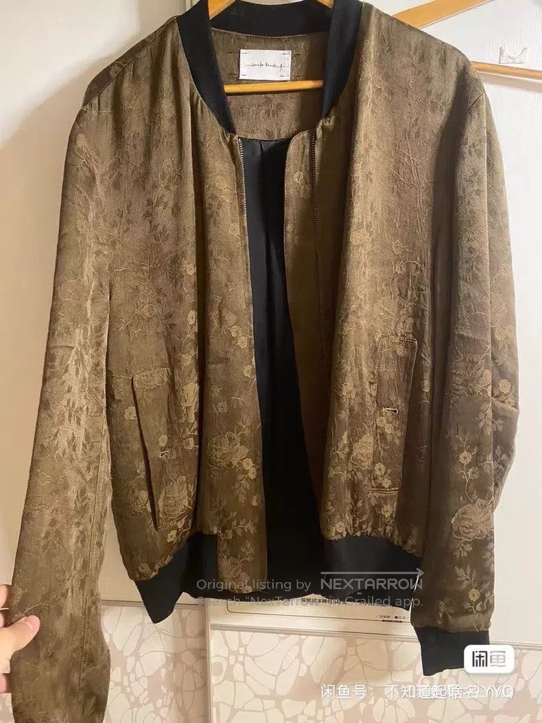 Song For The Mute SONG FOR THE MUTE Golden jacquard coat Size US M / EU 48-50 / 2 - 1 Thumbnail