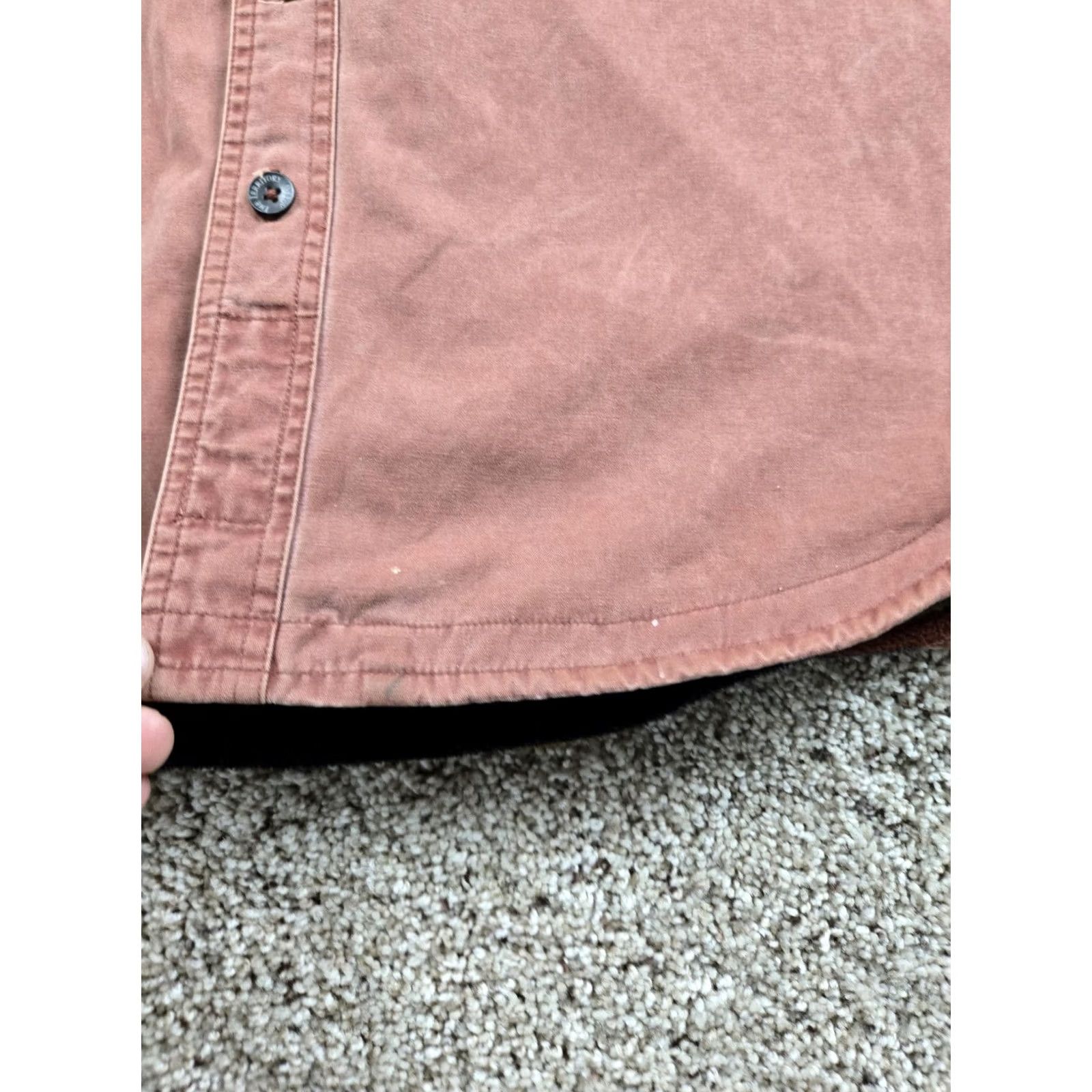 The Territory Ahead VINTAGE Territory Ahead Shirt Jacket XLT Red Canvas Blanket Lined Southwestern Jacket Coat Mens Size US XL / EU 56 / 4 - 5 Thumbnail
