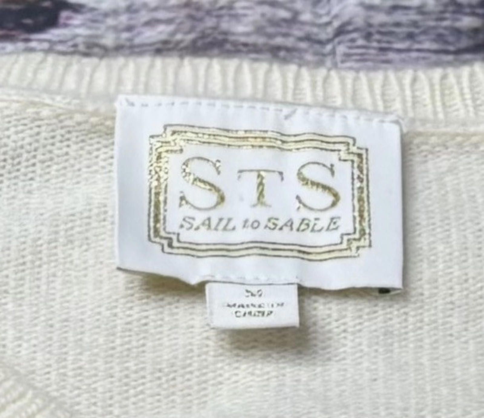 Other Sail to Sable Cardigan Sweater Womens Medium Lambswool Ivory Size M / US 6-8 / IT 42-44 - 2 Thumbnail