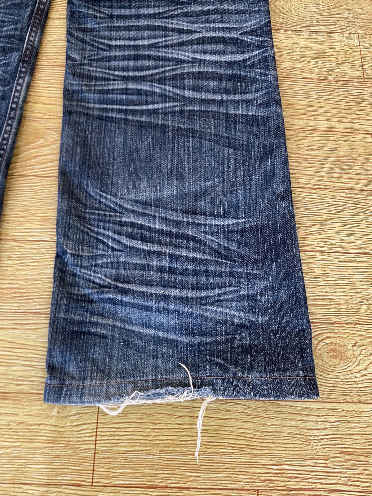 Japanese Brand Very Rare Vintage Japanee Brand Zhan Shen Baggy Jeans 2000s Size US 36 / EU 52 - 12 Thumbnail