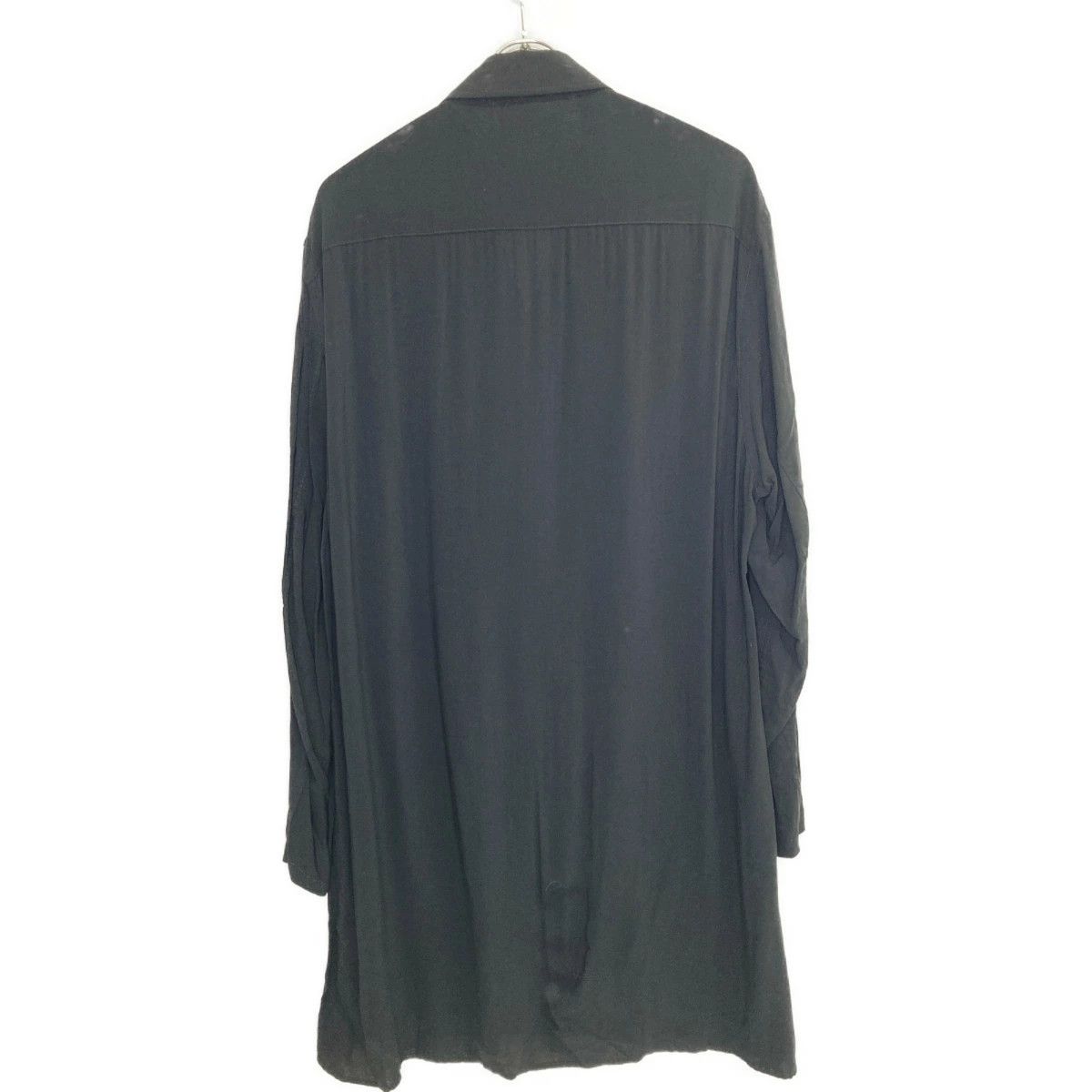 Yohji Yamamoto yohji yamamoto pour homme open collar long shirt Size US M / EU 48-50 / 2 - 2 Thumbnail