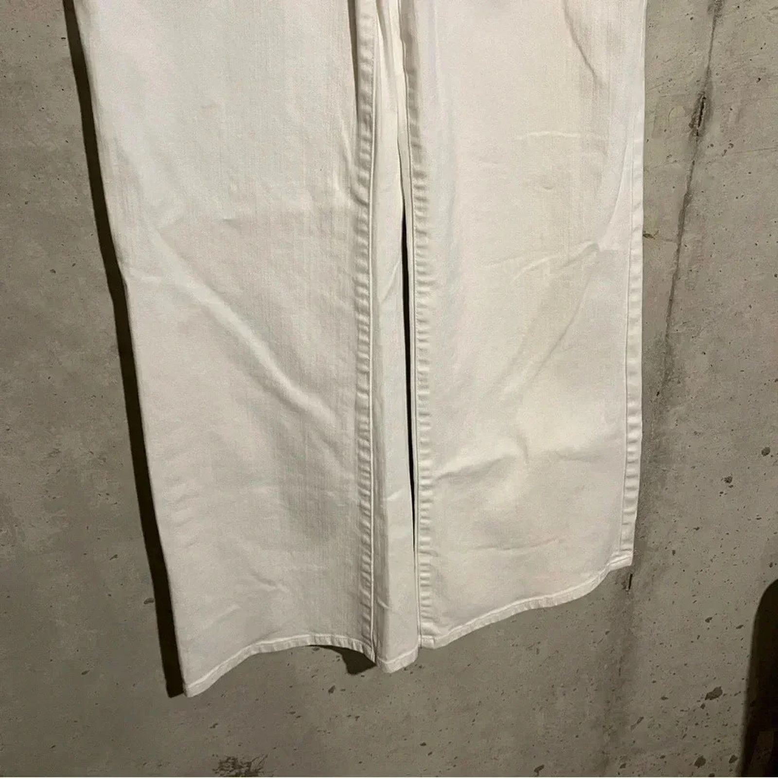 Lauren Ralph Lauren Ralph Lauren White Wide Leg Jeans Sz 8 High Waisted Size 30" / US 8 / IT 44 - 5 Thumbnail