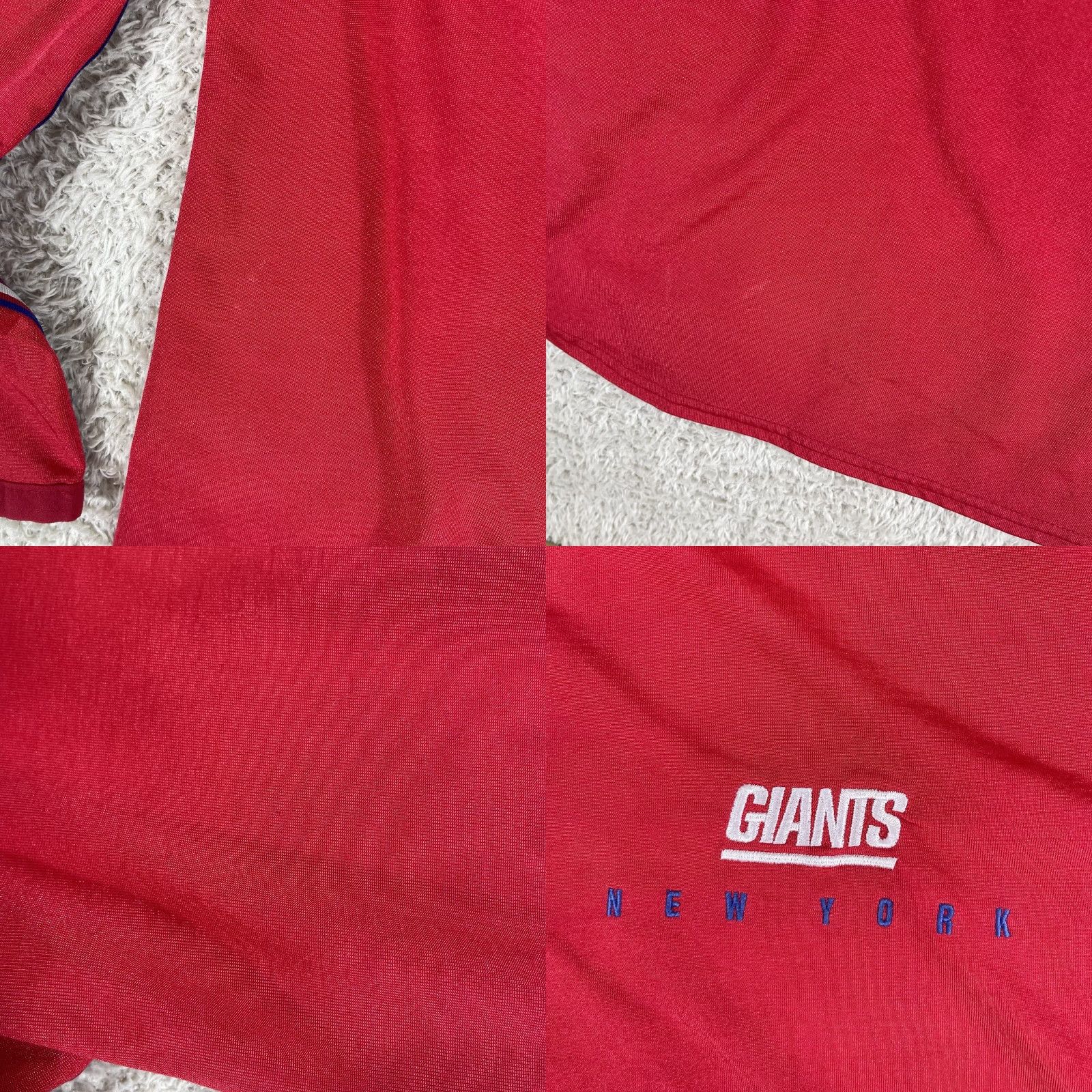 Nike VINTAGE Nike New York Giants Shirt Mens XL Red Center Swoosh 90s Pro Line Y2K Long Sleeve? Size US XL / EU 56 / 4 - 9 Thumbnail