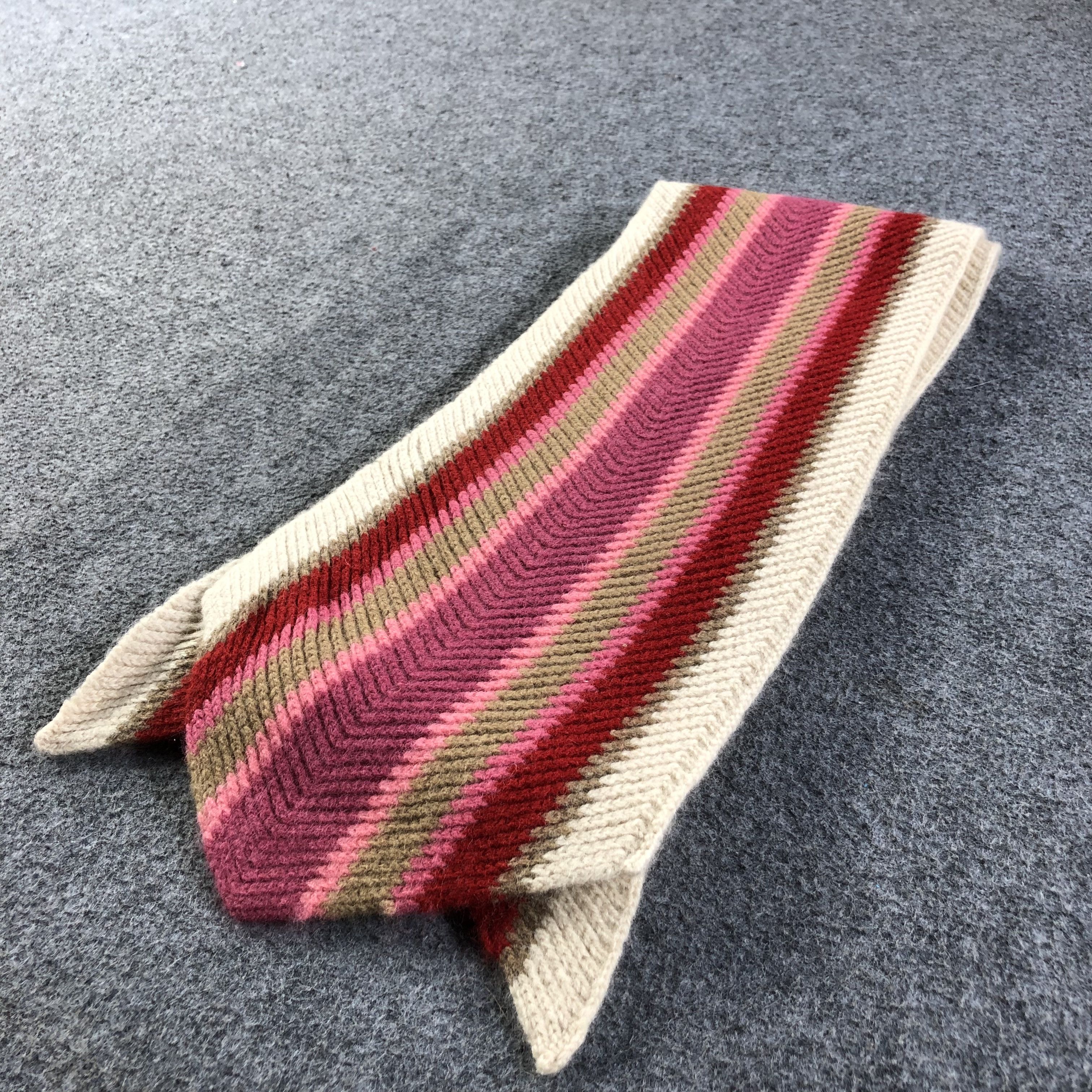 Gap GAP Striped Wool Scarf Muffler V1300 Size ONE SIZE - 3 Thumbnail