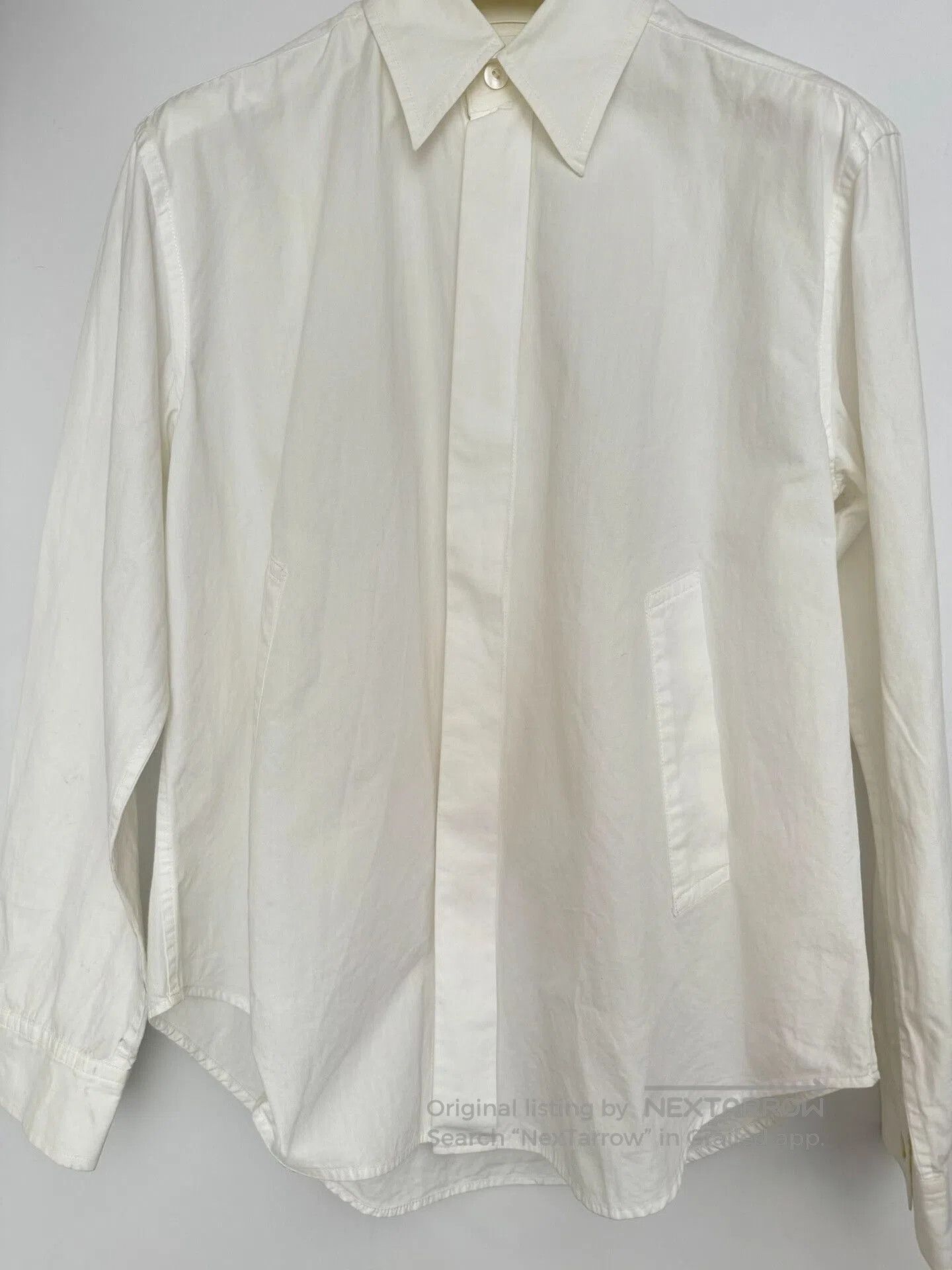 Y's Yohji Yamamoto White Shirt Size 3. Size US L / EU 52-54 / 3 - 3 Thumbnail