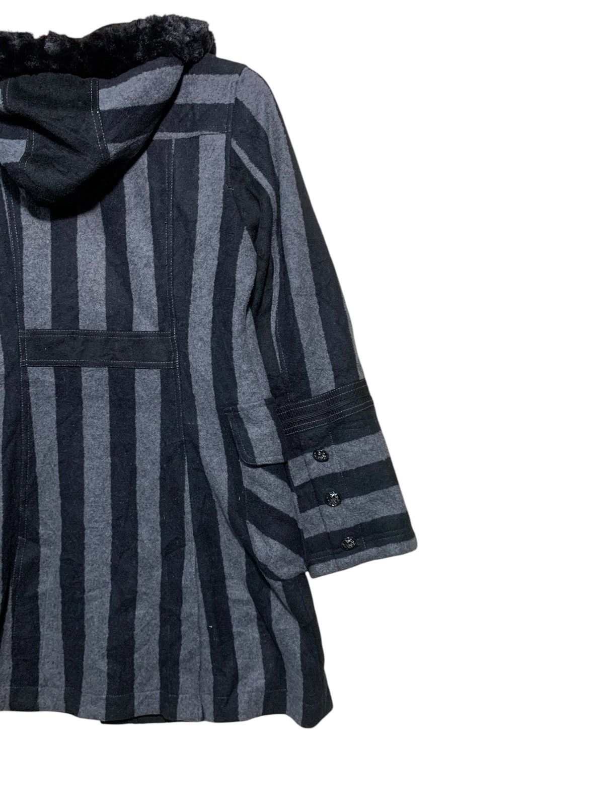 Japanese Brand 🔥ALGONQUINS STRIPES GOTH HOODIE JACKETS Size M / US 6-8 / IT 42-44 - 7 Thumbnail