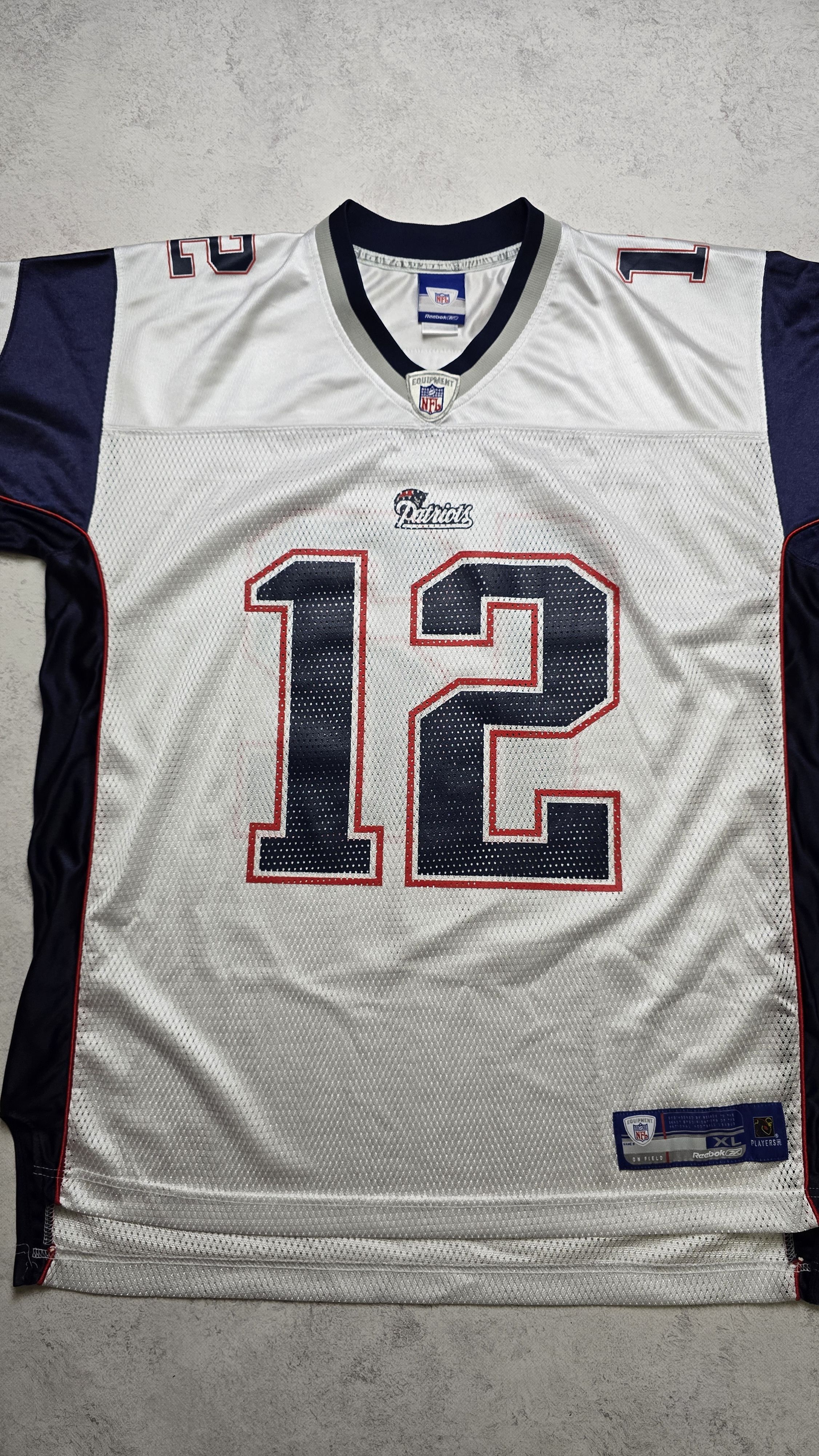 Reebok Vintage Reebok New England Patriots Tom Brady 12 NFL Jersey Size US XL / EU 56 / 4 - 15 Thumbnail