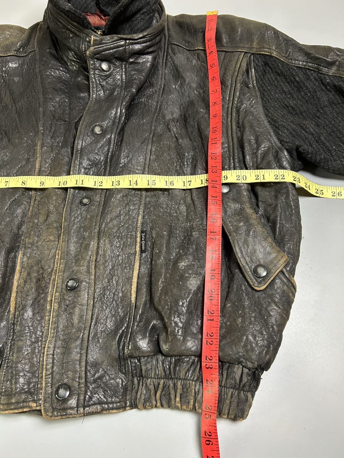 Leather Vintage Leather Jacket Size US L / EU 52-54 / 3 - 10 Thumbnail