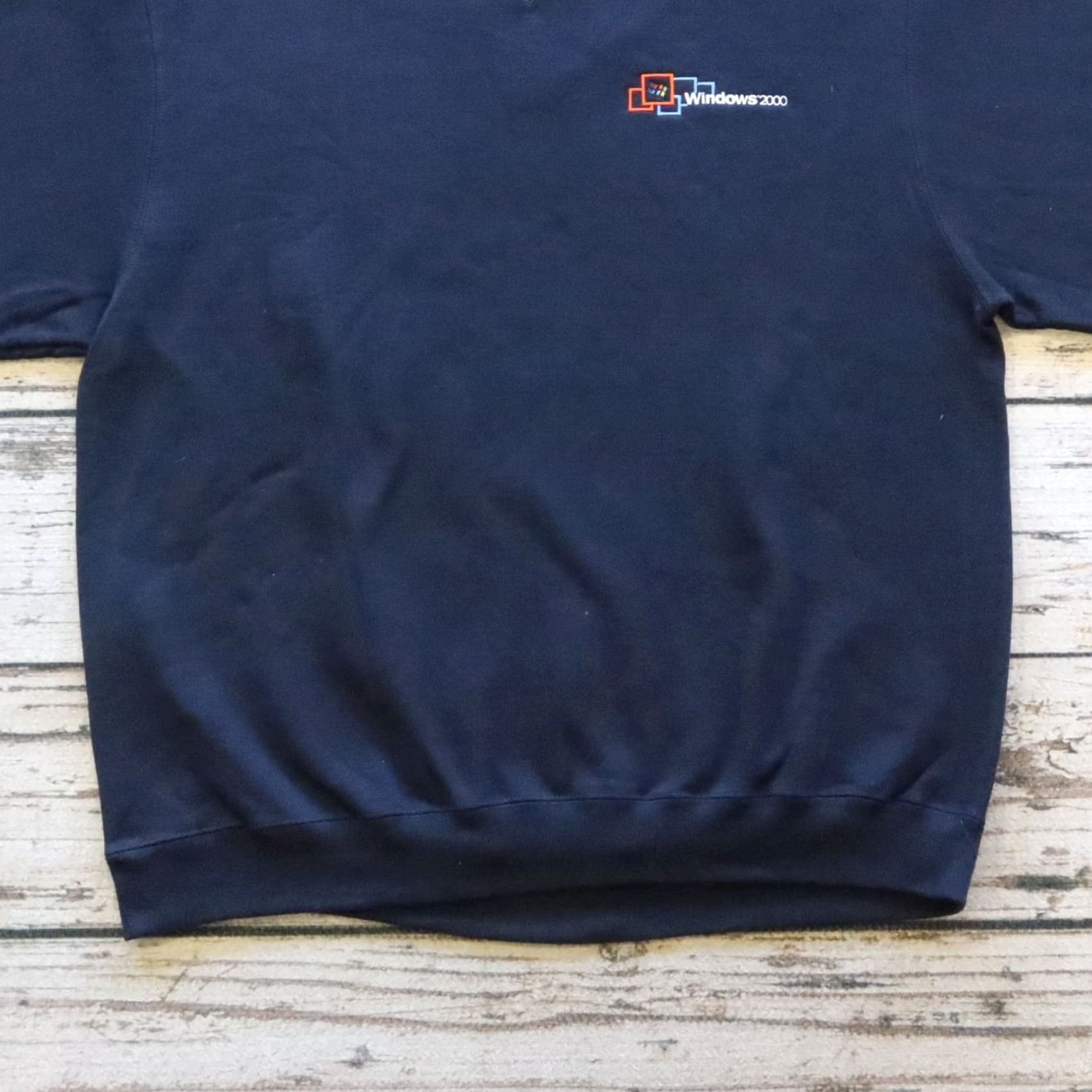 Champion Vintage Microsoft Windows 2000 Champions Crewneck Sweatshirt XL Blue Mens Sweatshirt Size US XL / EU 56 / 4 - 3 Thumbnail