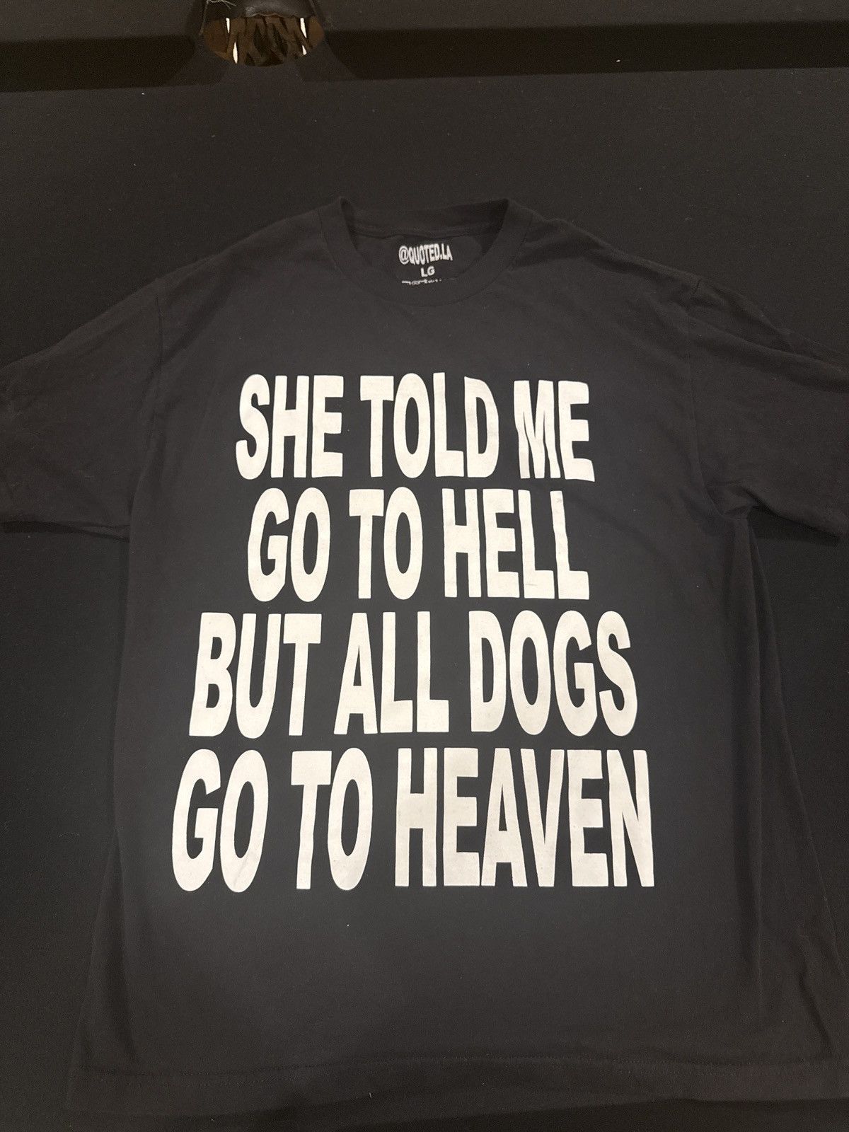 Quoted tee shirt