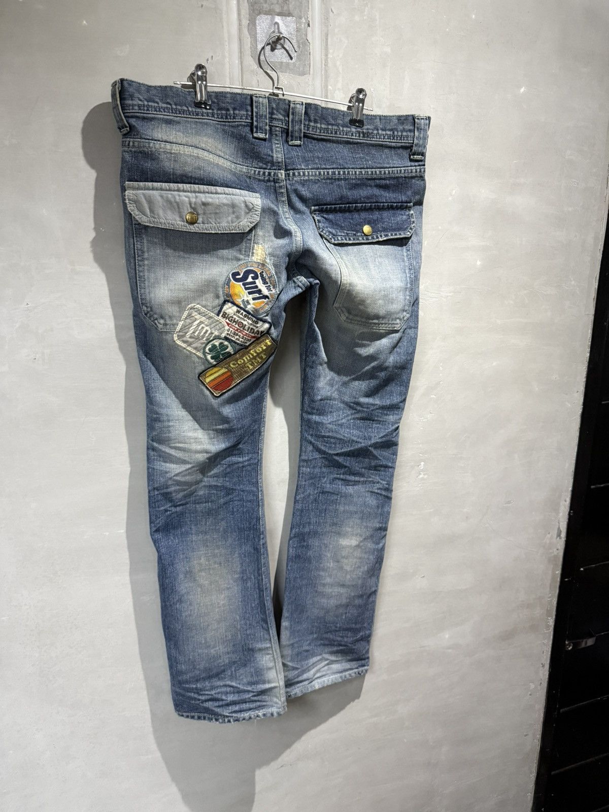 Japanese Brand Japanese fashion TMT japan Bush Denim PatchWork Jeans Size US 32 / EU 48 - 7 Thumbnail