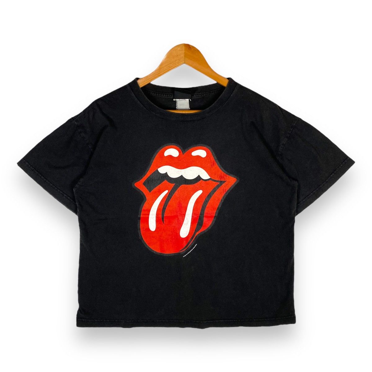 image of Band Tees x The Rolling Stones Band Stones Withstand Made In England Tee in Black (Size Medium)