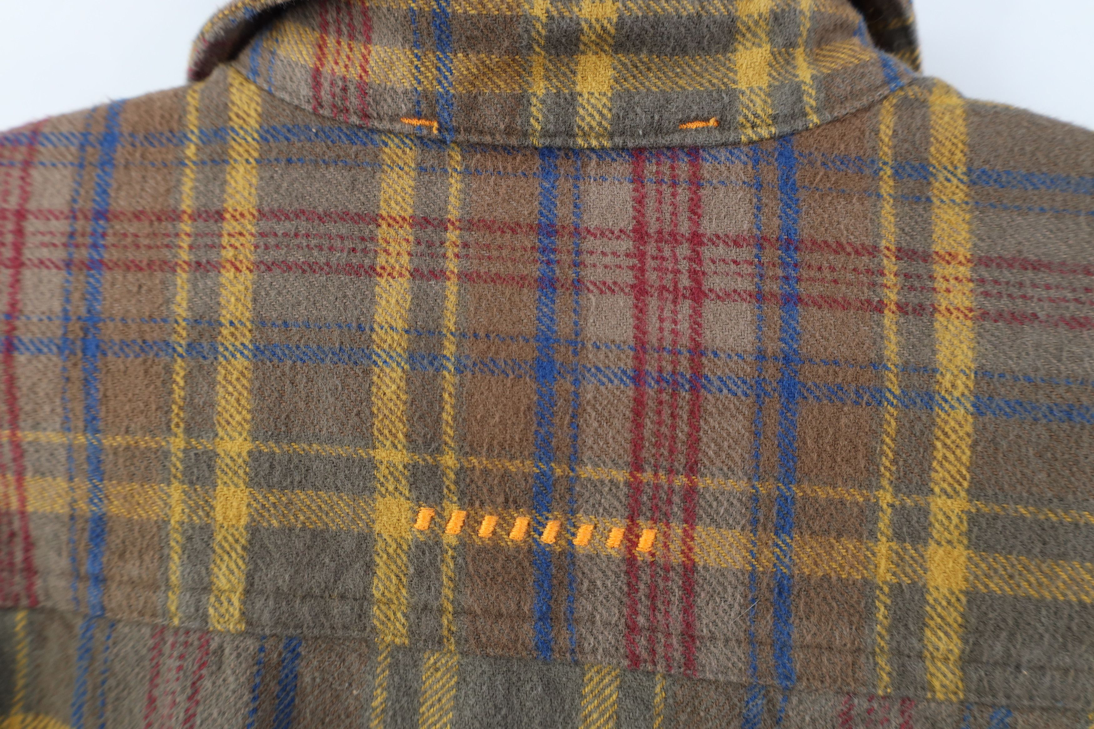 Ariat Ariat Rebar Heavyweight Flannel Collared Button Shirt Plaid Size US S / EU 44-46 / 1 - 11 Thumbnail