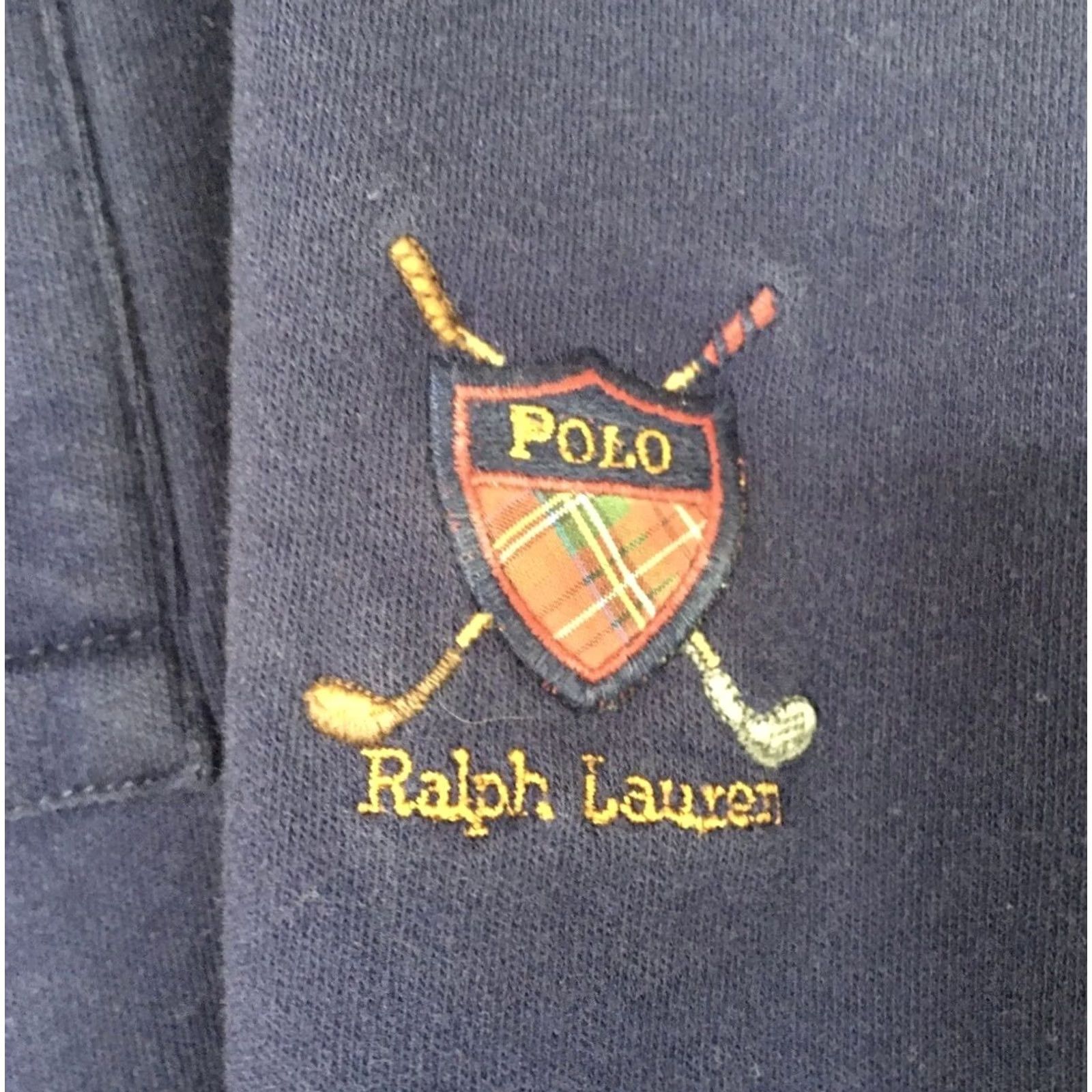 Polo Ralph Lauren VINTAGE 90s Polo Ralph Lauren Shirt Crest Blue Short Sleeve Men’s Medium Size US M / EU 48-50 / 2 - 2 Thumbnail
