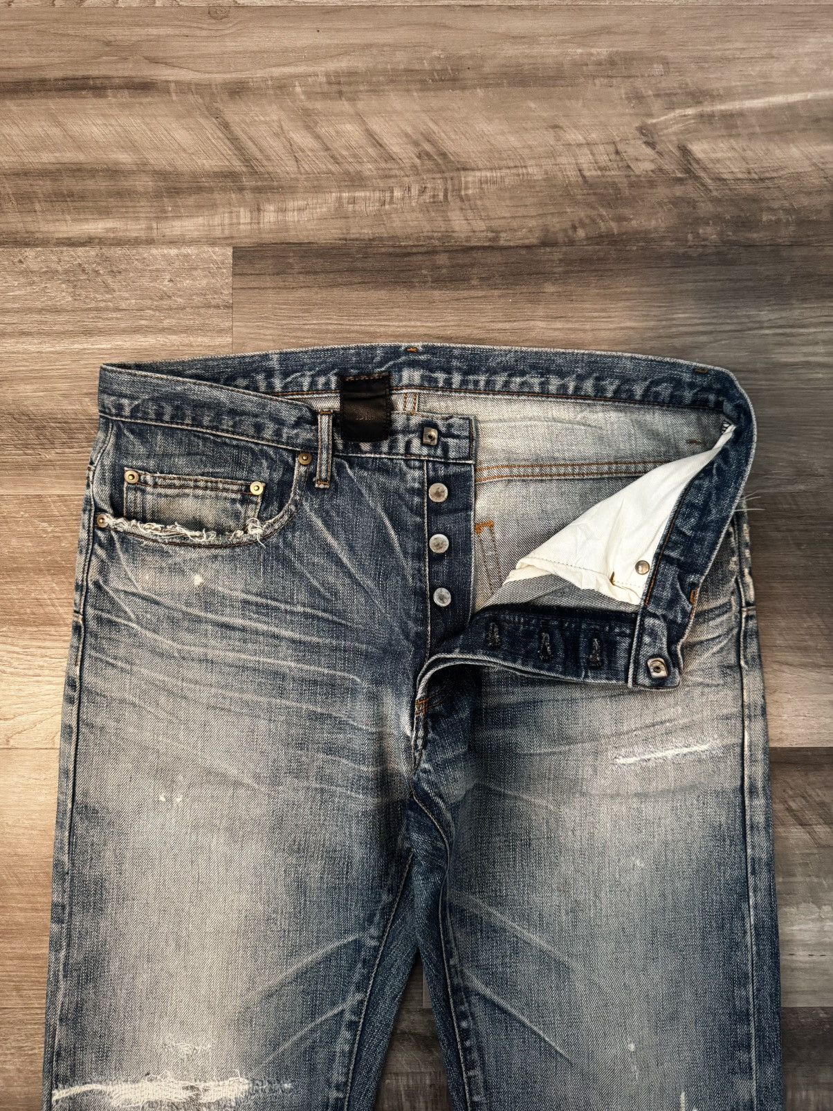 Dior Dior Homme AW03 Clawmark Denim Size US 31 - 5 Thumbnail