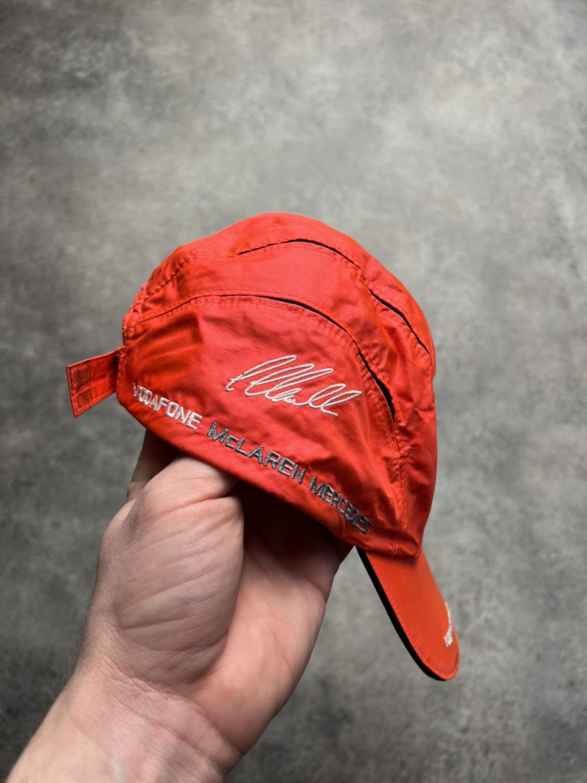 Mercedes-Benz × Vintage Vodafone McLaren Mercedes nylon racing cap Size ONE SIZE - 7 Thumbnail
