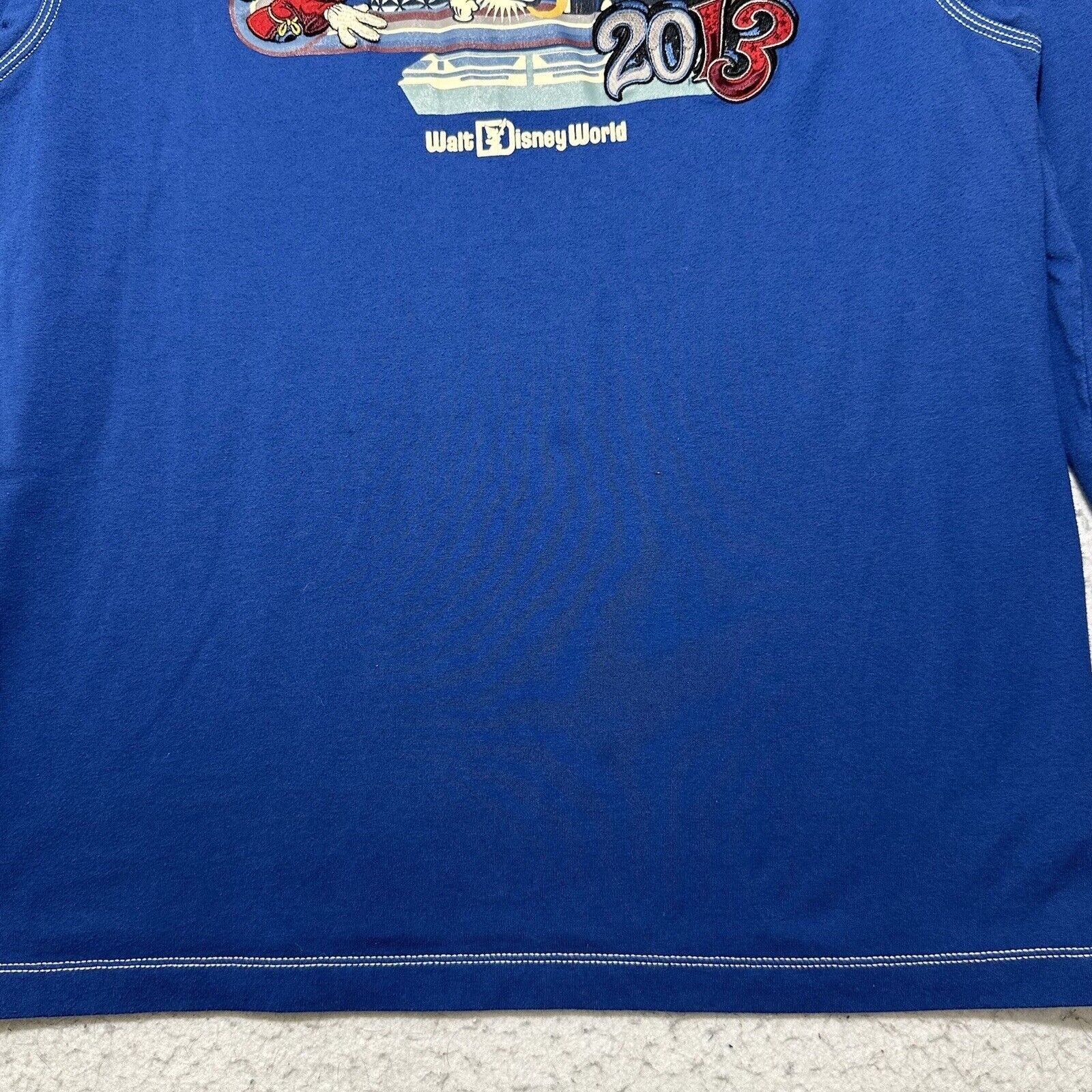 Disney Disney Large 2013 Embroidered Wizard Mickey Mouse T Shirt Size US L / EU 52-54 / 3 - 4 Thumbnail