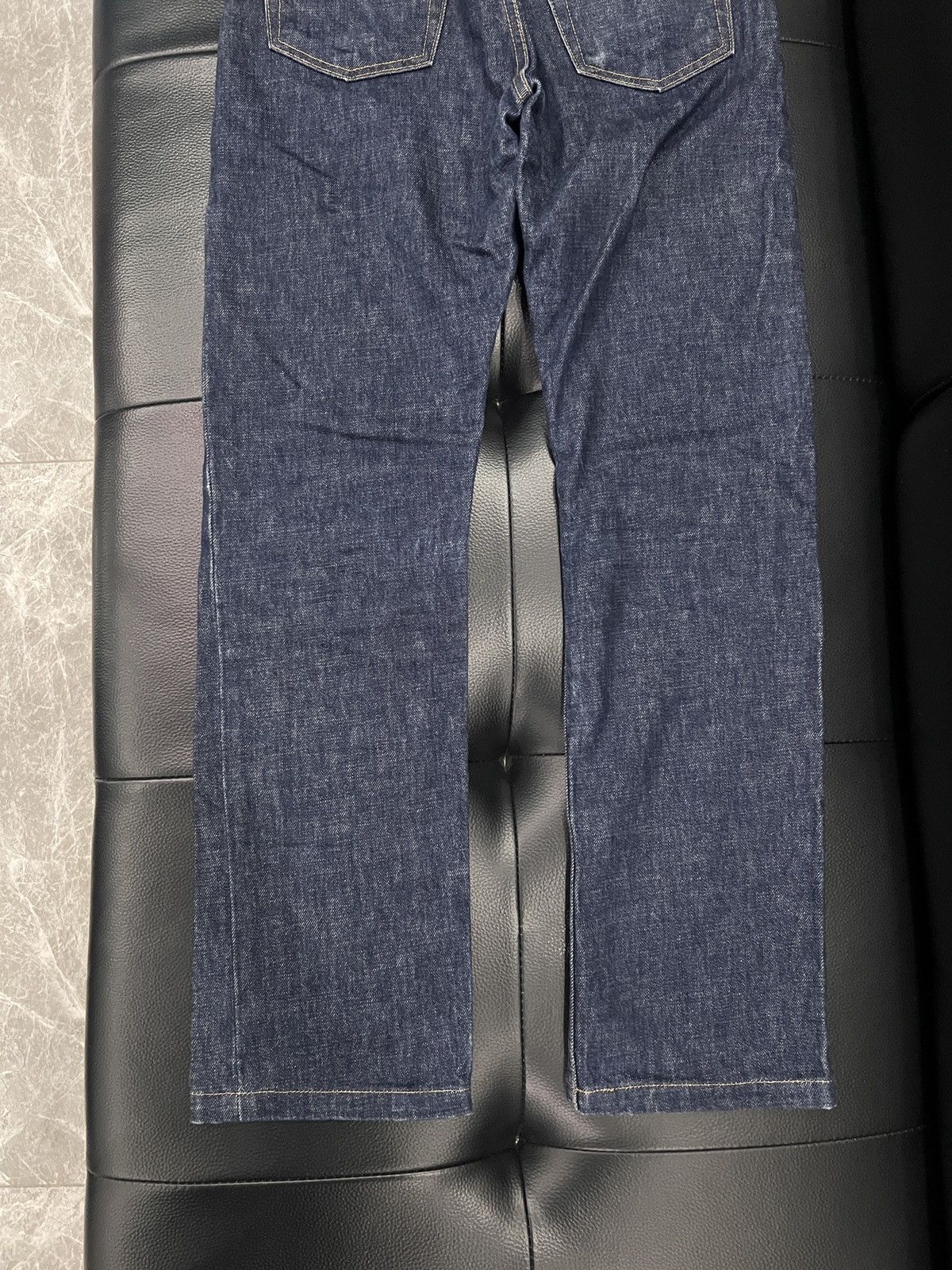 Helmut Lang Helmut Lang 1998 “Italian Cut” Straight Leg Raw Denim Jeans Size US 26 / EU 42 - 10 Thumbnail