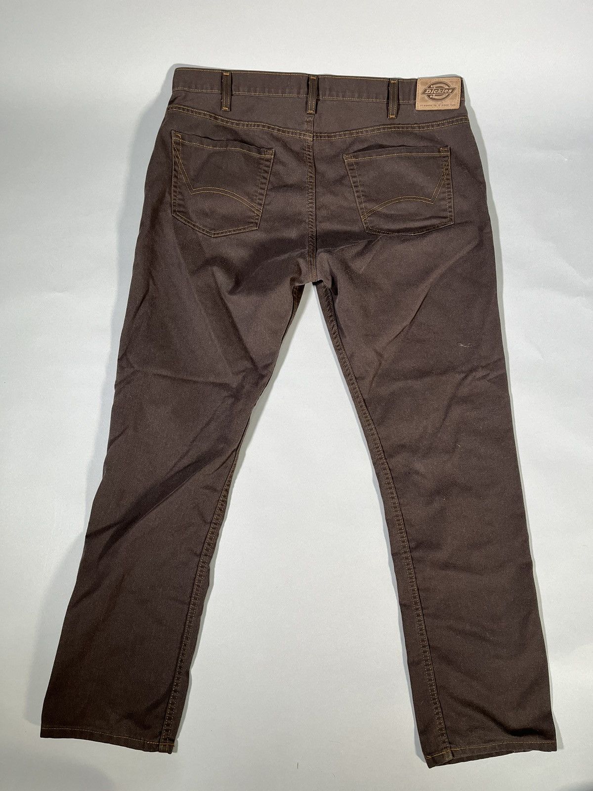 Dickies Y2K Skater Brown Baggy Dickies Pants Size US 32 / EU 48 - 5 Thumbnail