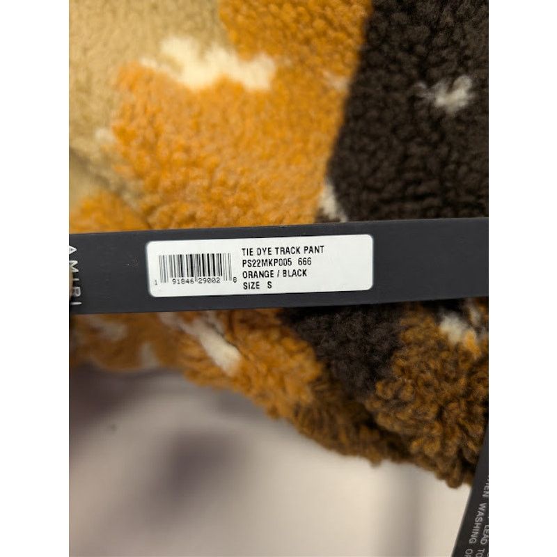 Amiri o1rshd1 Tie Dye Track Pant in Orange / Black Size US 30 / EU 46 - 23 Thumbnail