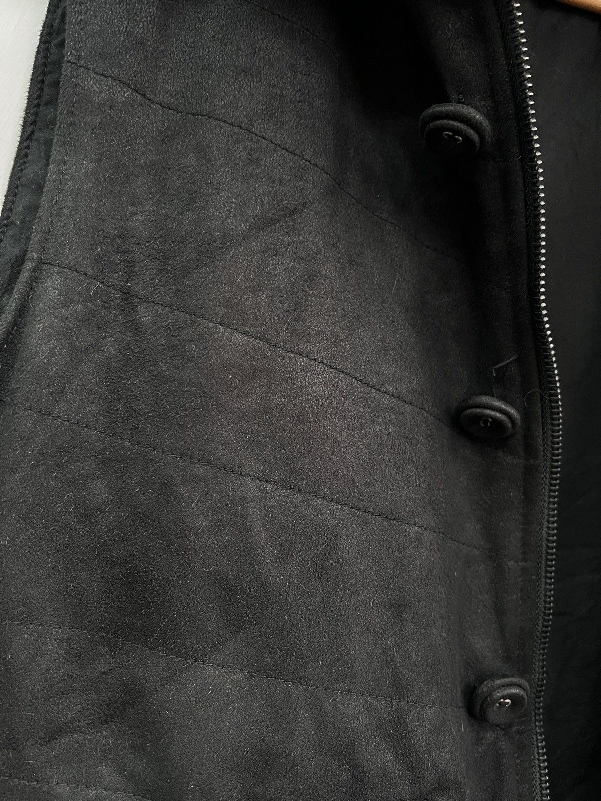 Le Grande Bleu (L.G.B.) Black real fur hood japanese jacket vest rick owens style Size US M / EU 48-50 / 2 - 6 Thumbnail