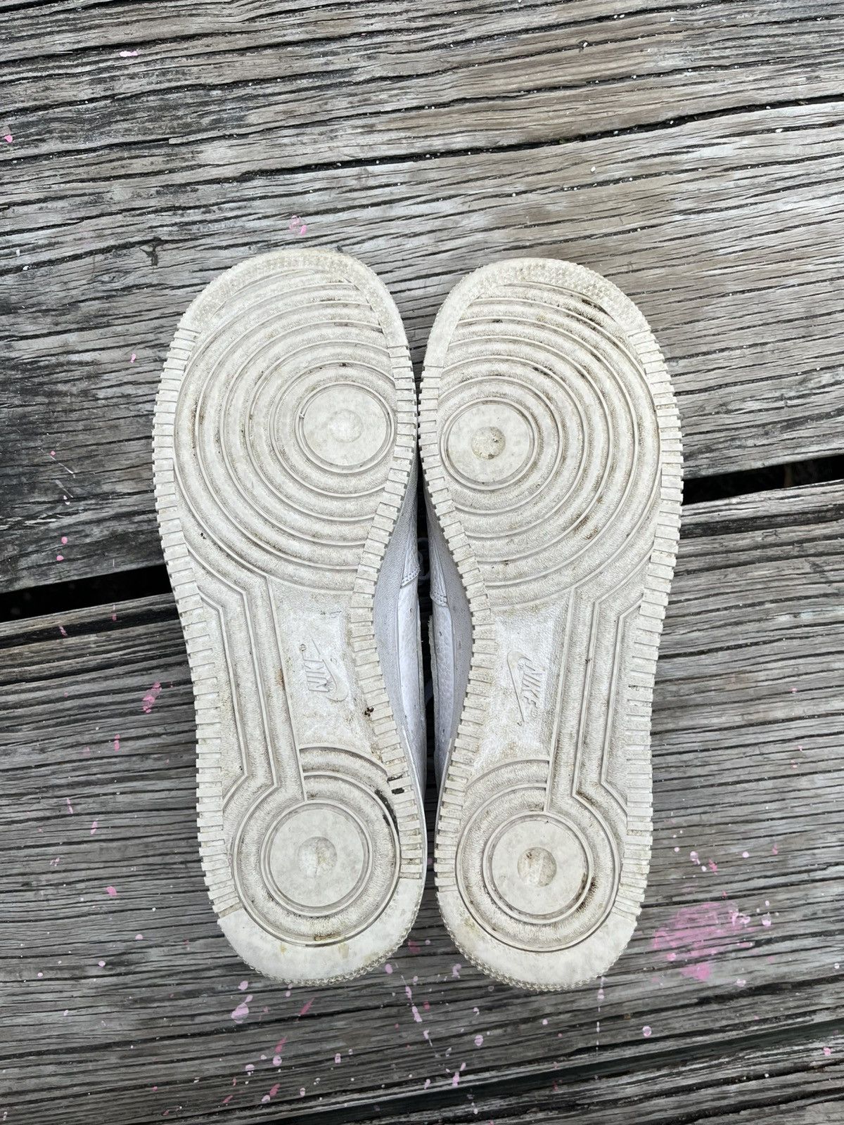 Nike White Nike Air Force 1 Size US 11 / EU 44 - 8 Thumbnail
