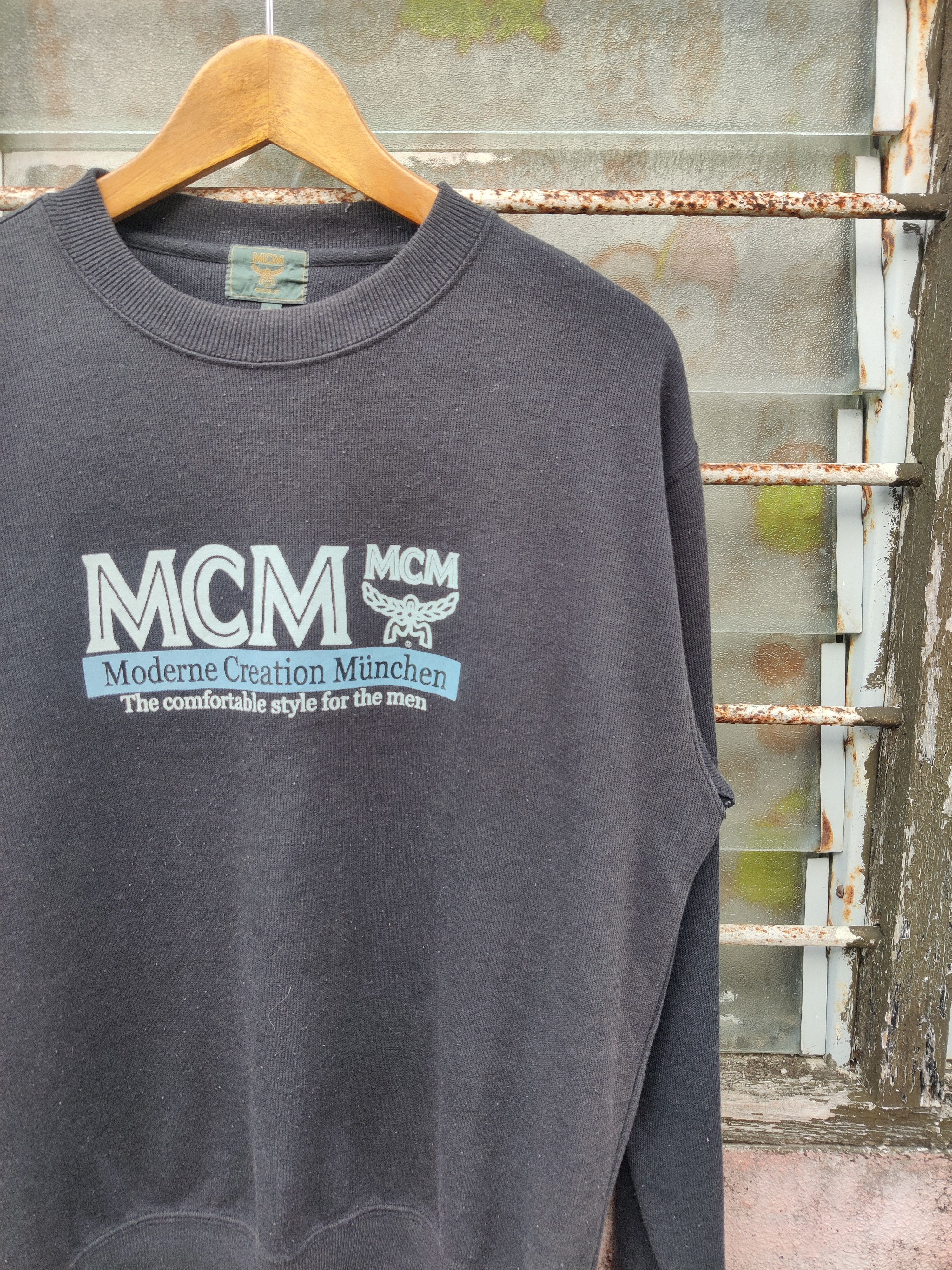 MCM × Vintage Vintage MCM Golf Munchen Sweatshirt Size US M / EU 48-50 / 2 - 2 Thumbnail