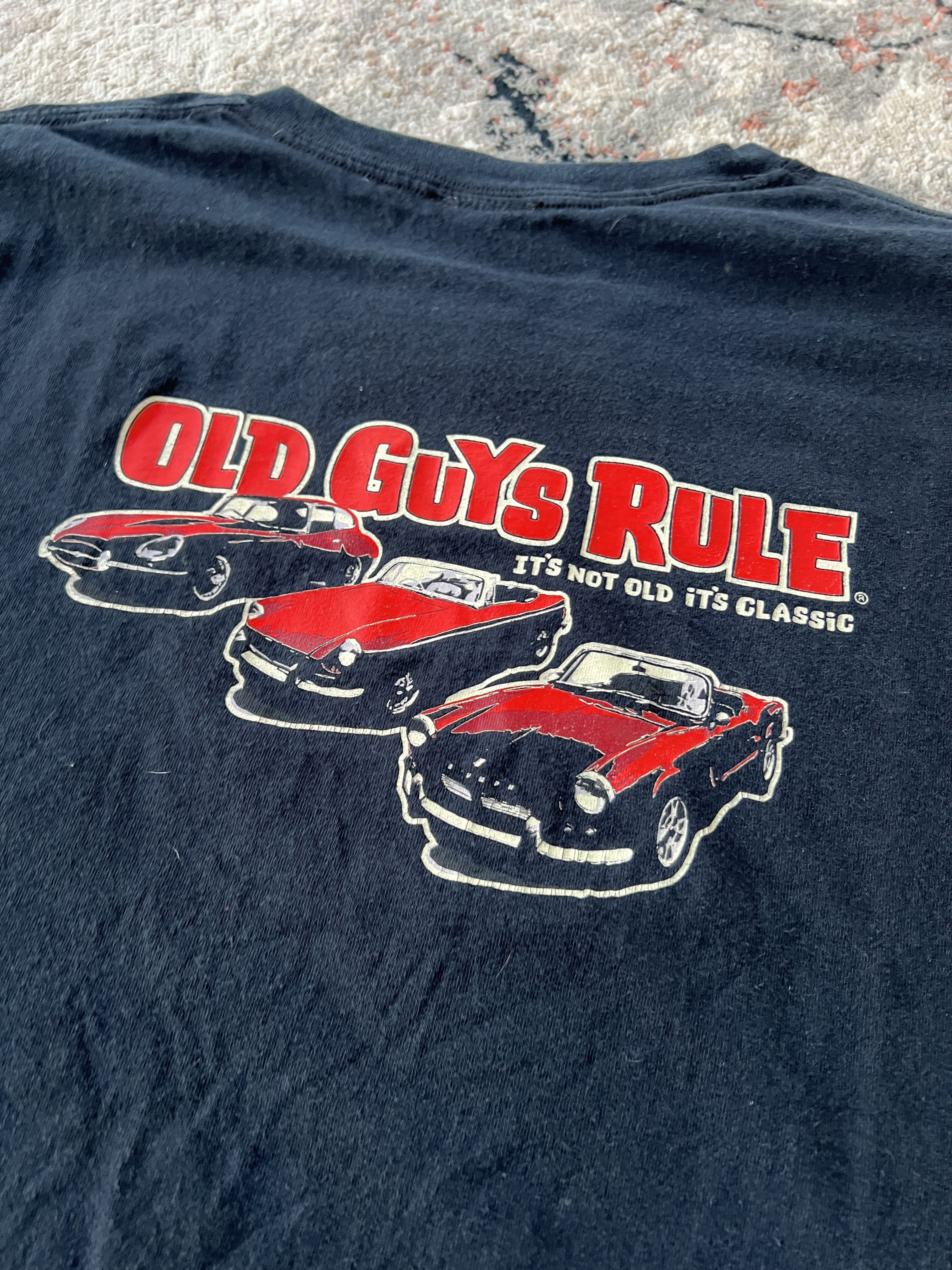 Vintage Old Guys Rule It's Not Old It's Classic Tee Size US XXL / EU 58 / 5 - 7 Thumbnail