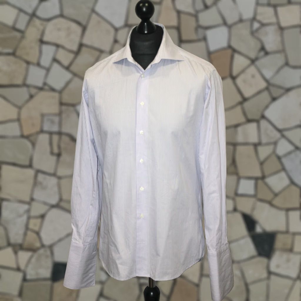 Suitsupply Suitsupply Shirt 40 15 3/4 Cotton Dress Shirt Men Multicoloured Short Description: Cufflinks Not Included Size US L / EU 52-54 / 3 - 1 Thumbnail