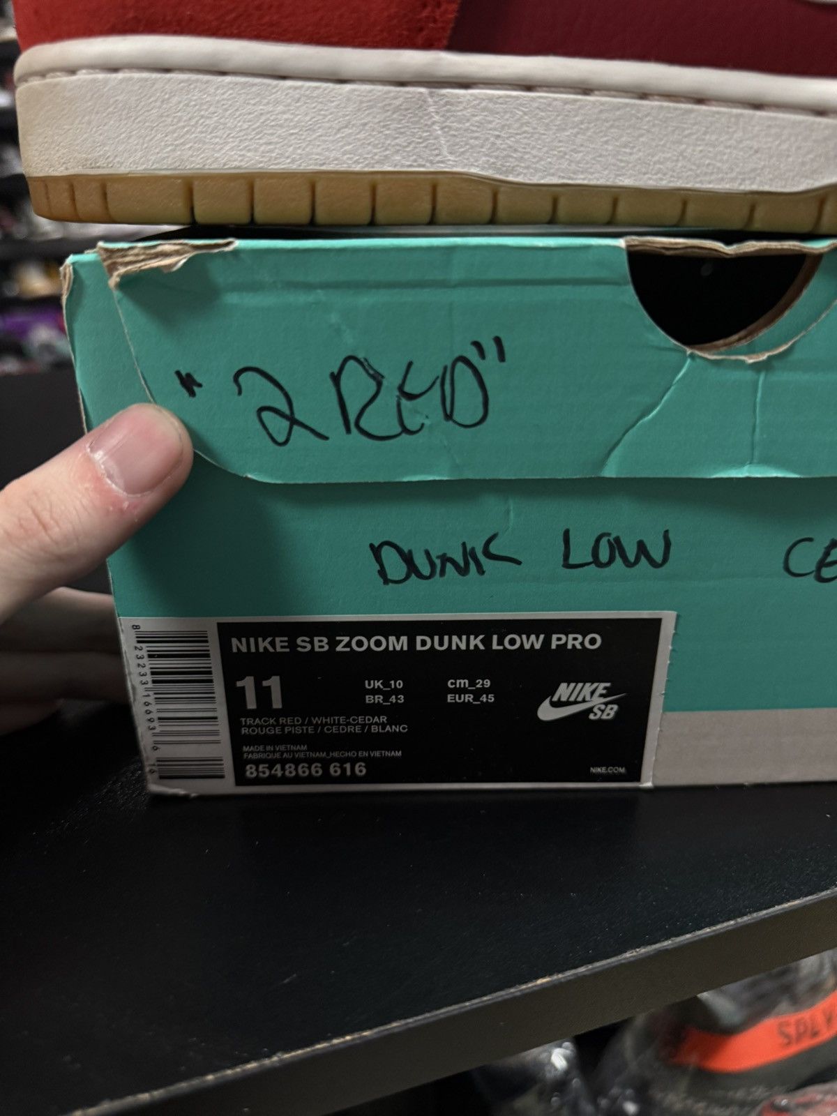 11 - Nike Zoom Dunk Low Pro SB 'Track Red' 854866-616