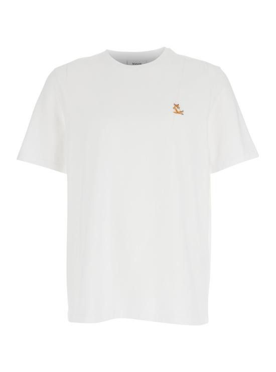 Maison Kitsune MAISON KITSUNE Men Tops LM00110KJ0008P100 White Size US XL / EU 56 / 4 - 1 Thumbnail