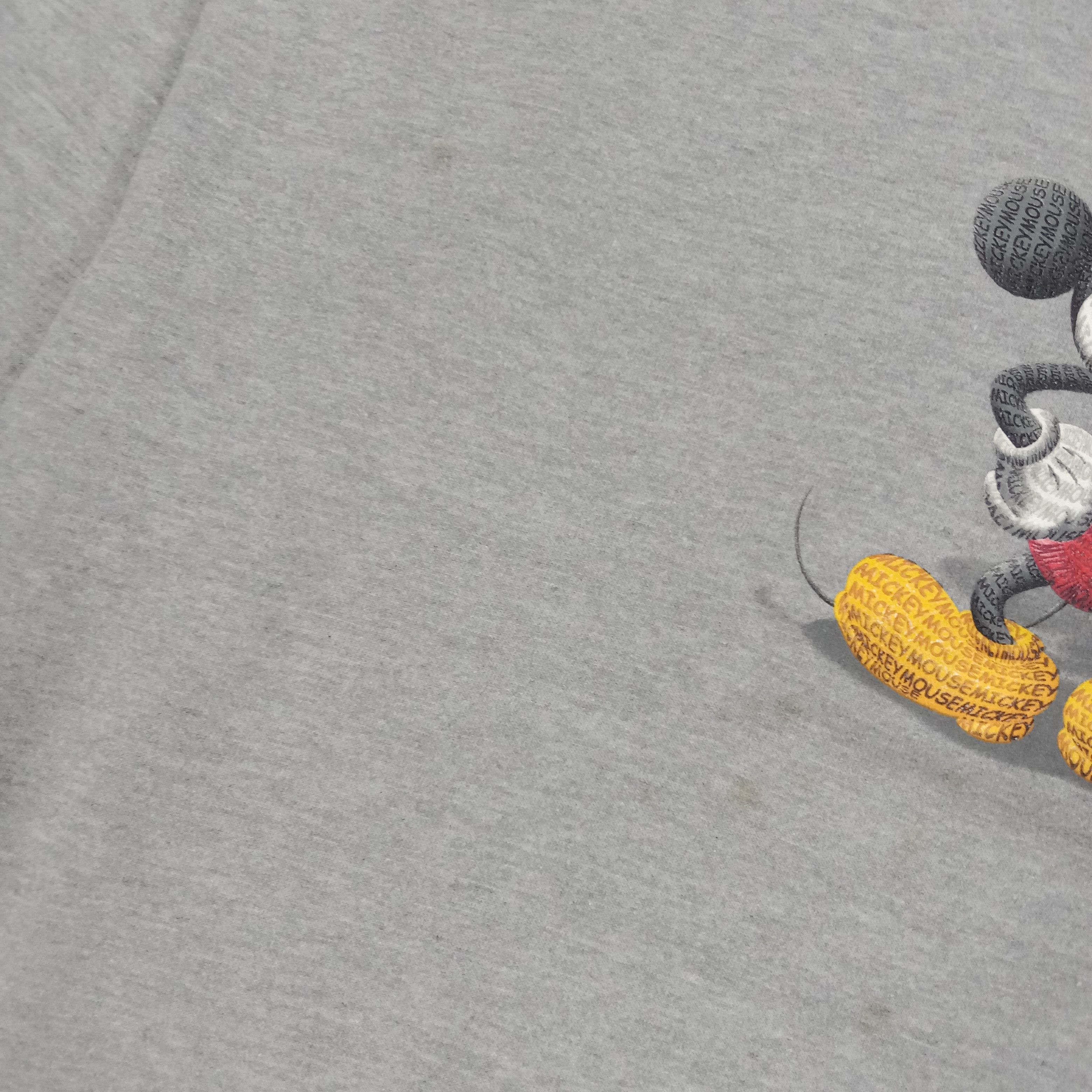 Disney × Mickey Mouse × Vintage Disney Mickey Mouse Cartoon Baggy Sweatshirt Size US XXL / EU 58 / 5 - 3 Thumbnail